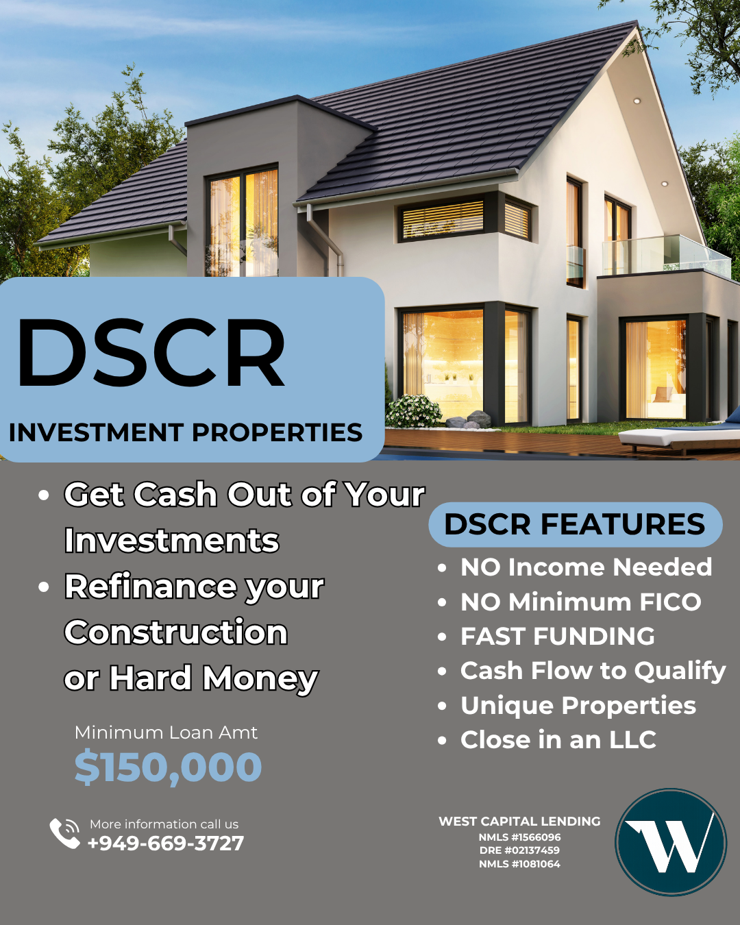 Ross Rostami's West Capital Lending Facebook ad