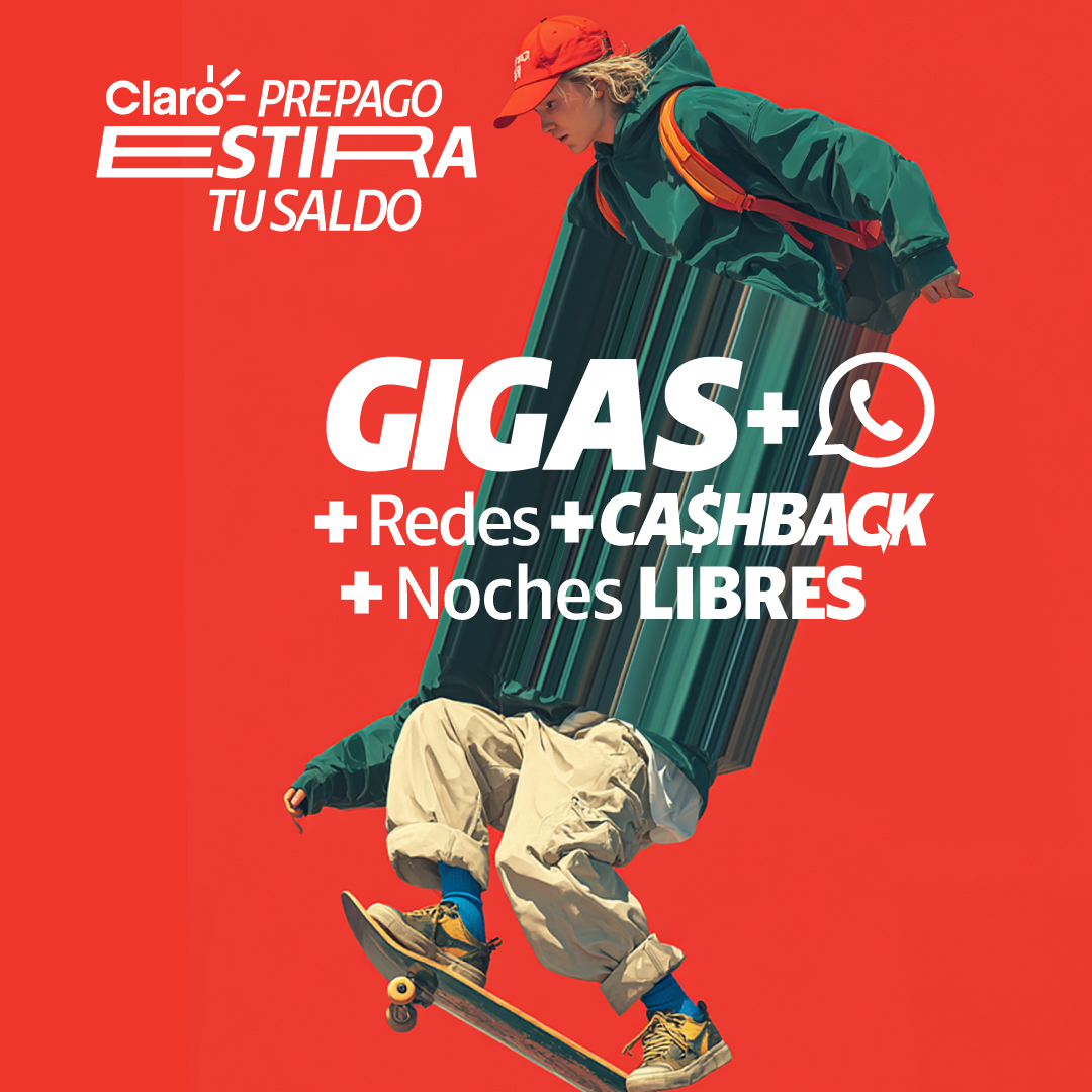 Claro Argentina Facebook ad: Estirá tu saldo con Packs Ya