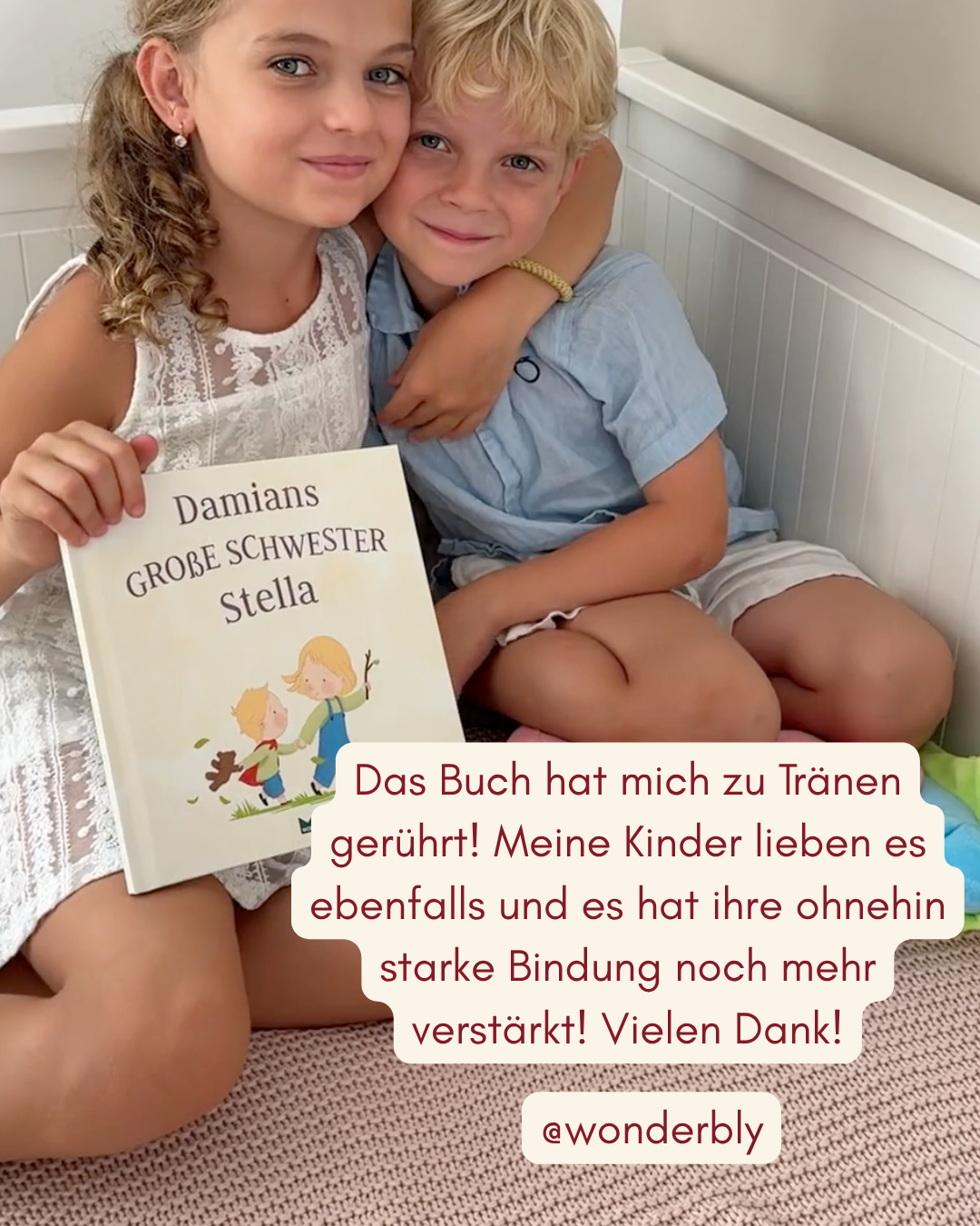Wonderbly Facebook ad: Erstelle ihr Buch