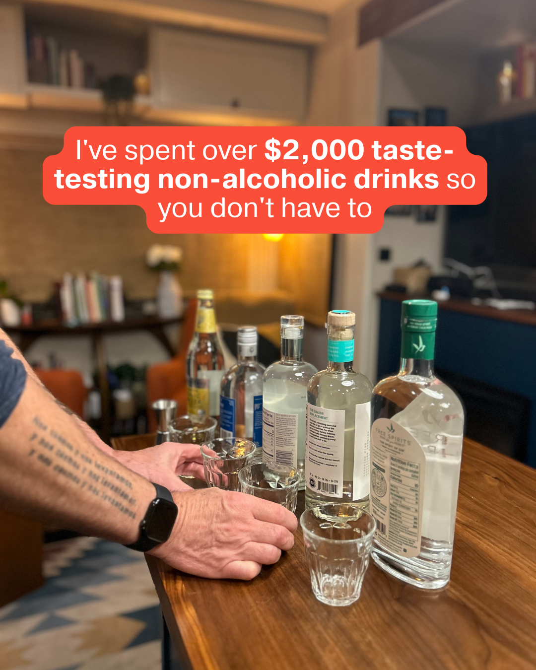 Everyday Monk Facebook ad: Stop wasting money on bad NA drinks