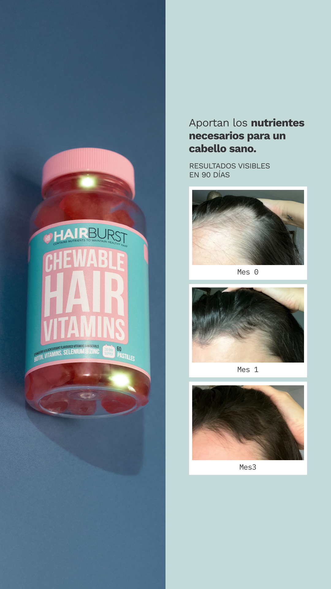 Hairburst España Facebook ad