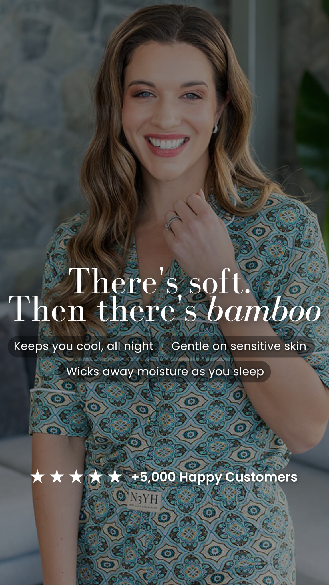 N3YH Facebook ad: Buttery Soft Bamboo PJ's