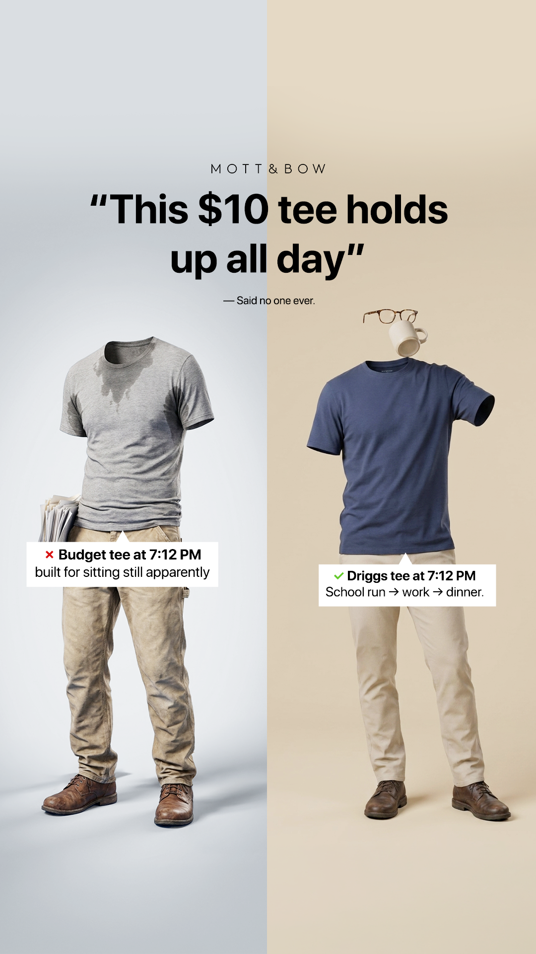 Mott & Bow Facebook ad