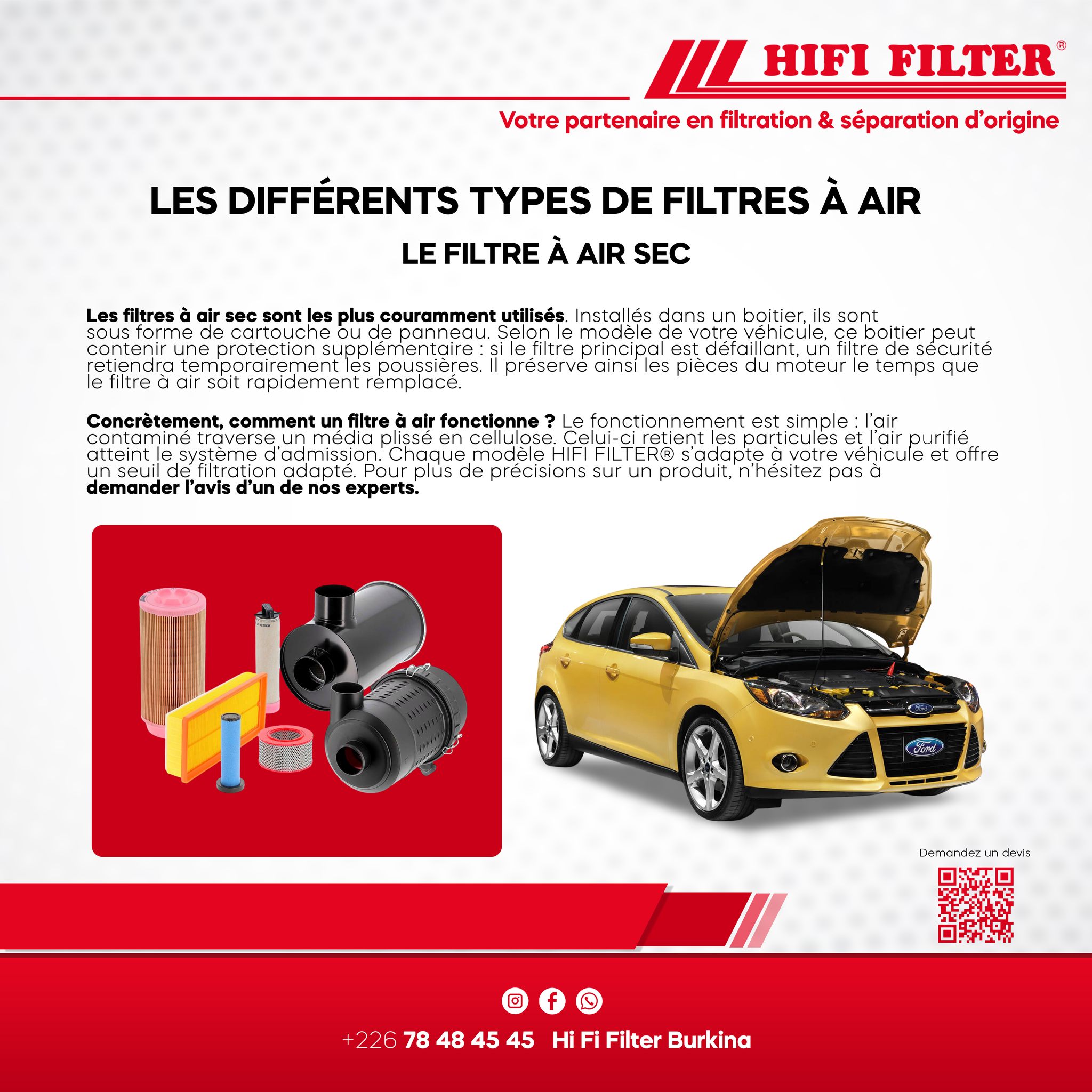 HIFI Filter Burkina Facebook ad: ๐ฅ๐๐ฌ ๐๐ข๐๐๐ฬ๐ซ๐๐ง๐ญ๐ฌ ๐ญ๐ฒ๐ฉ๐๐ฌ ๐๐โฆ