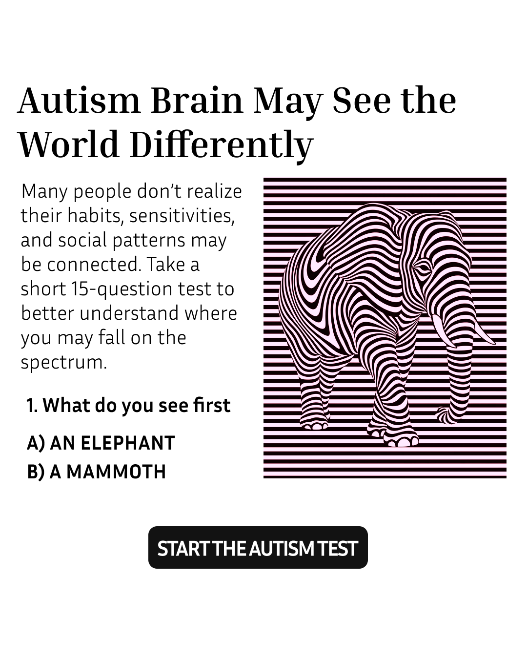Personality Test: Created by Experts  Facebook ad