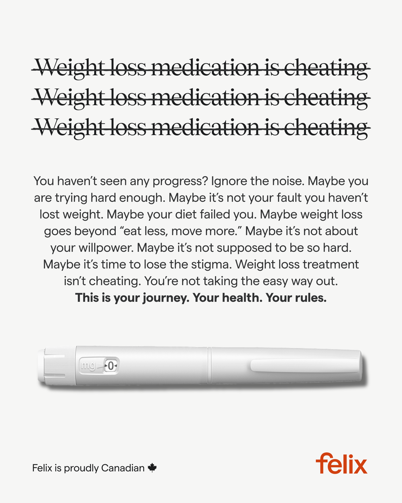 Felix Health Facebook ad