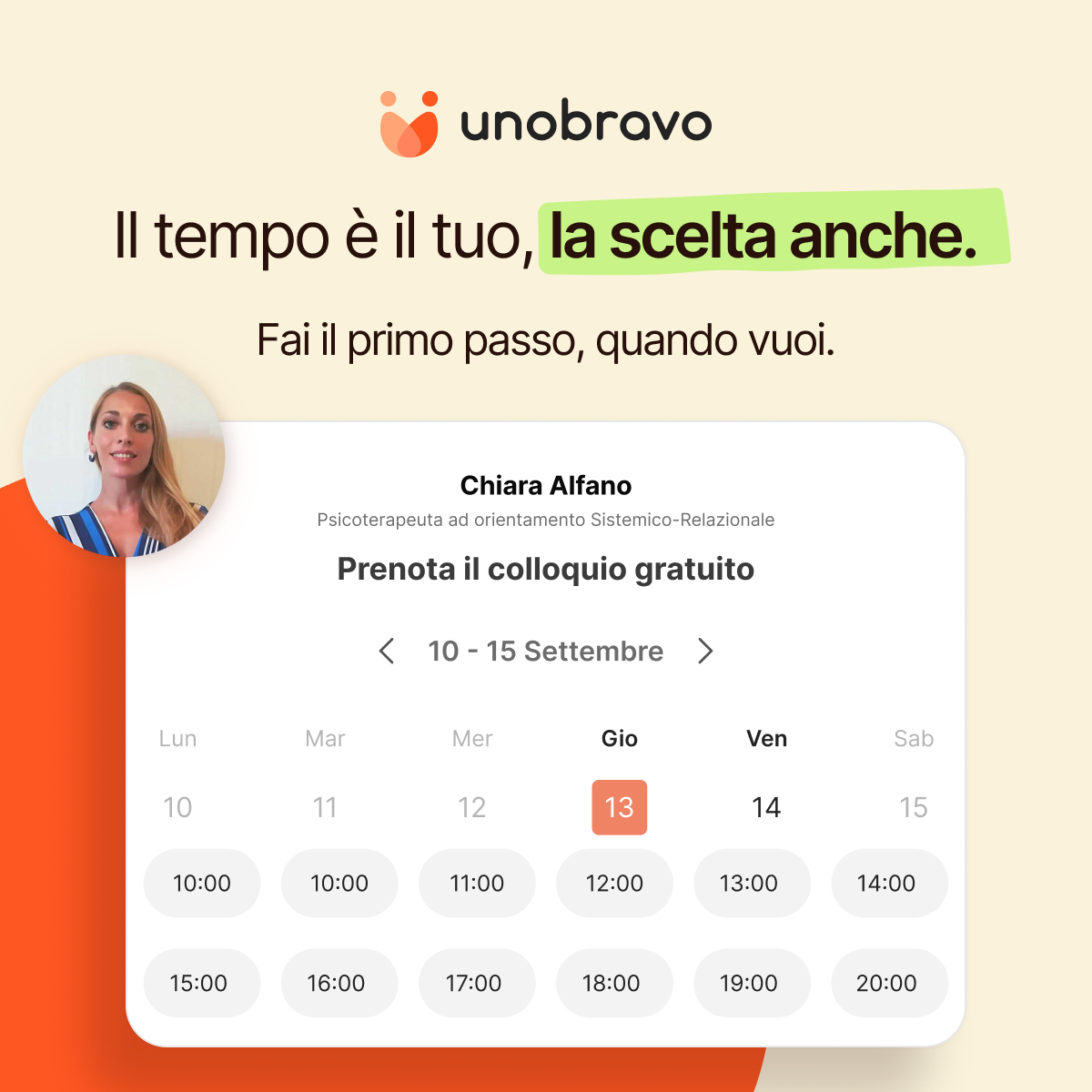 Unobravo Facebook ad