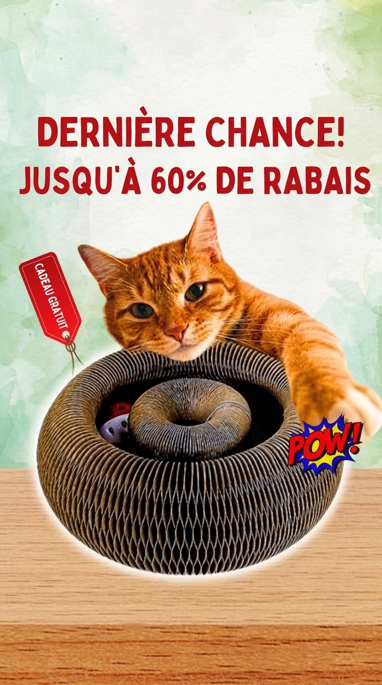 Saamoa Facebook ad: C'est EXACTEMENT ce qui manquait à votre chat