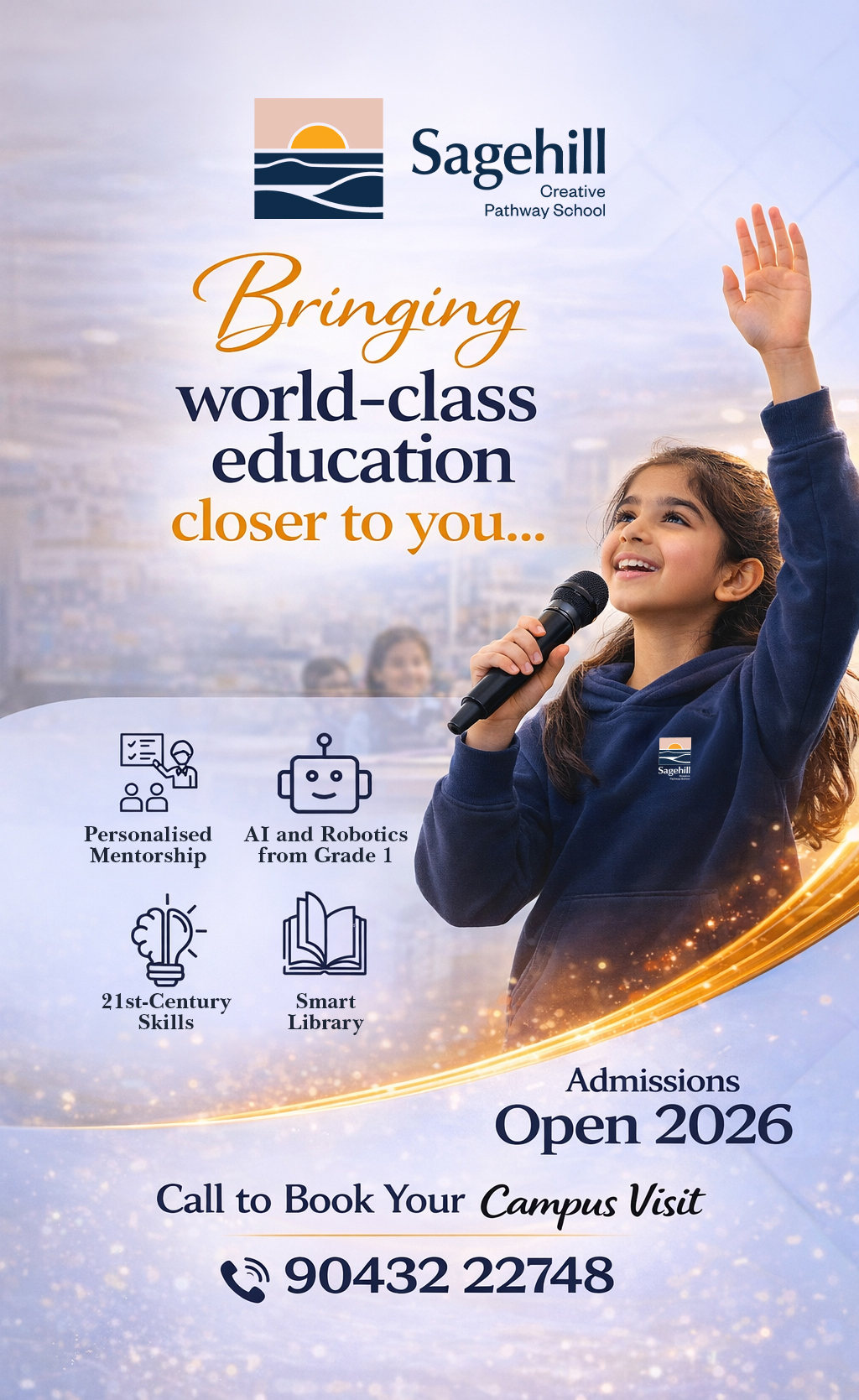 Sagehill Creative Pathway School Facebook ad from Feb 19, 2026