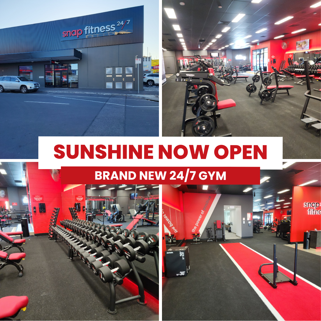 Snap Fitness 24/7 Sunshine Facebook ad: SUNSHINE Now Open!