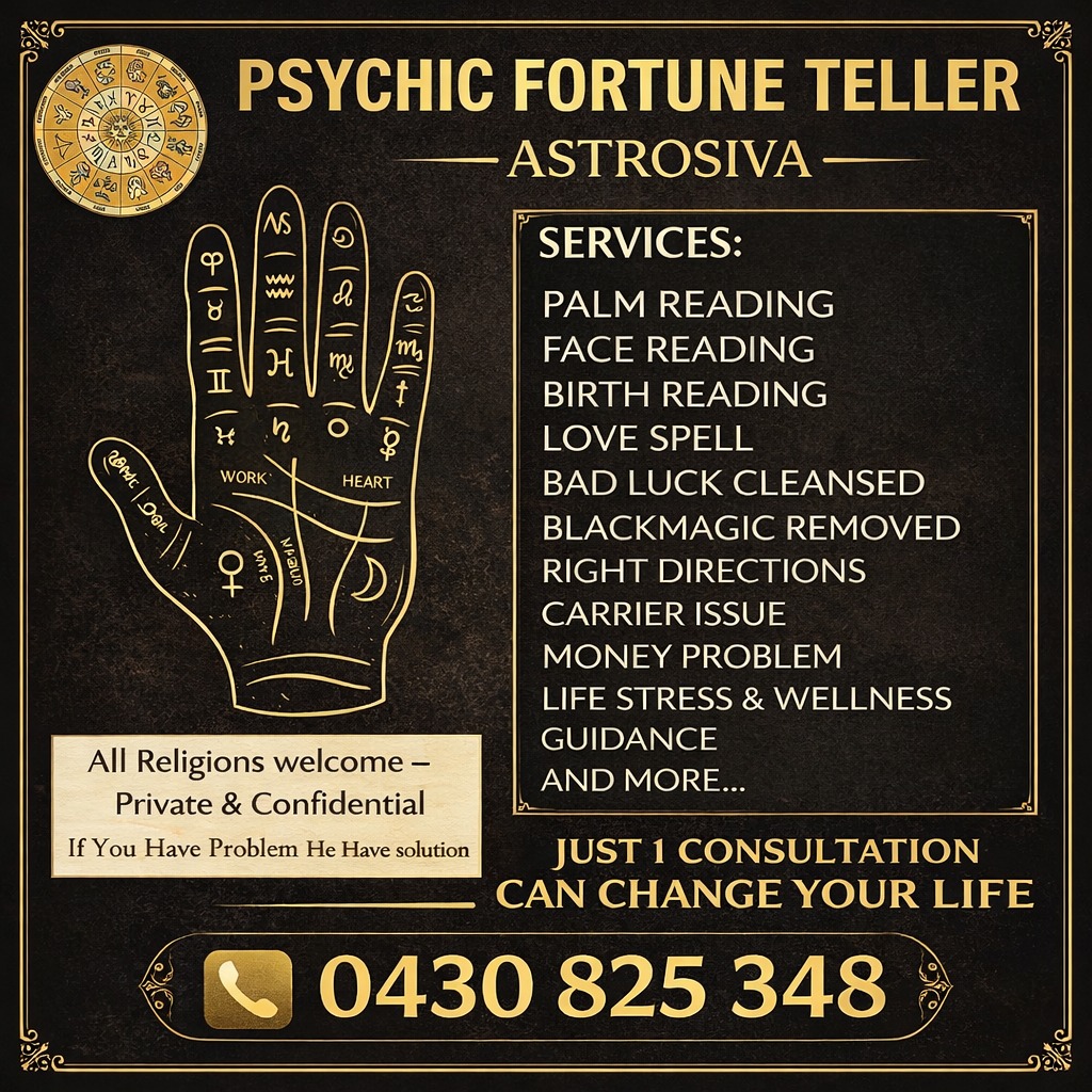 World Best Psychic and Spiritual Healer Facebook ad: I offer personal astrology readings to help guide you