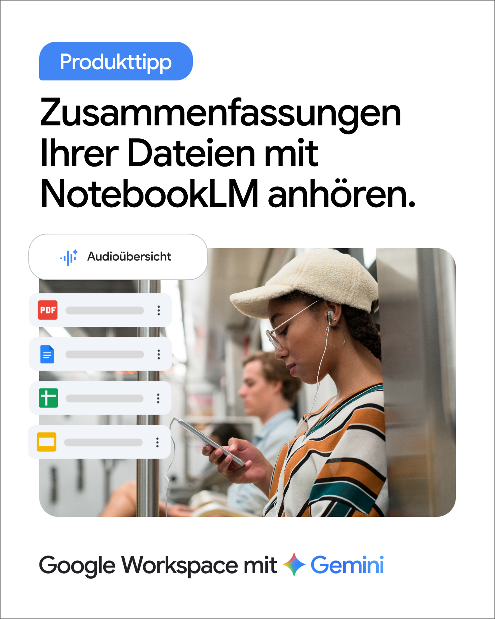 Google Workspace Facebook ad: Sofortige Einblicke mit NotebookLM
