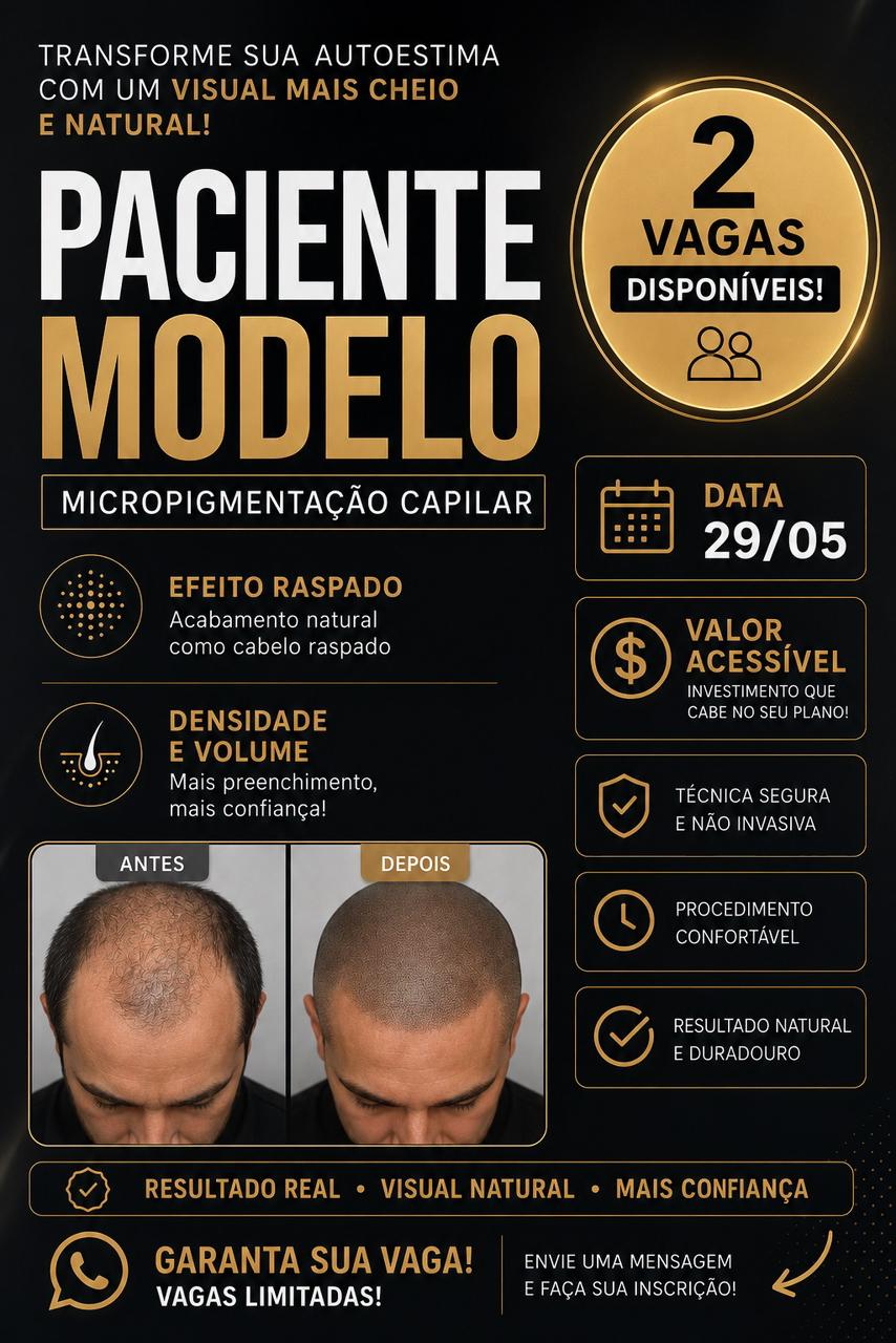 Rafaela Moura Micro Scalp Clinic Facebook ad: Livre-se da calvície em até 10 dias!