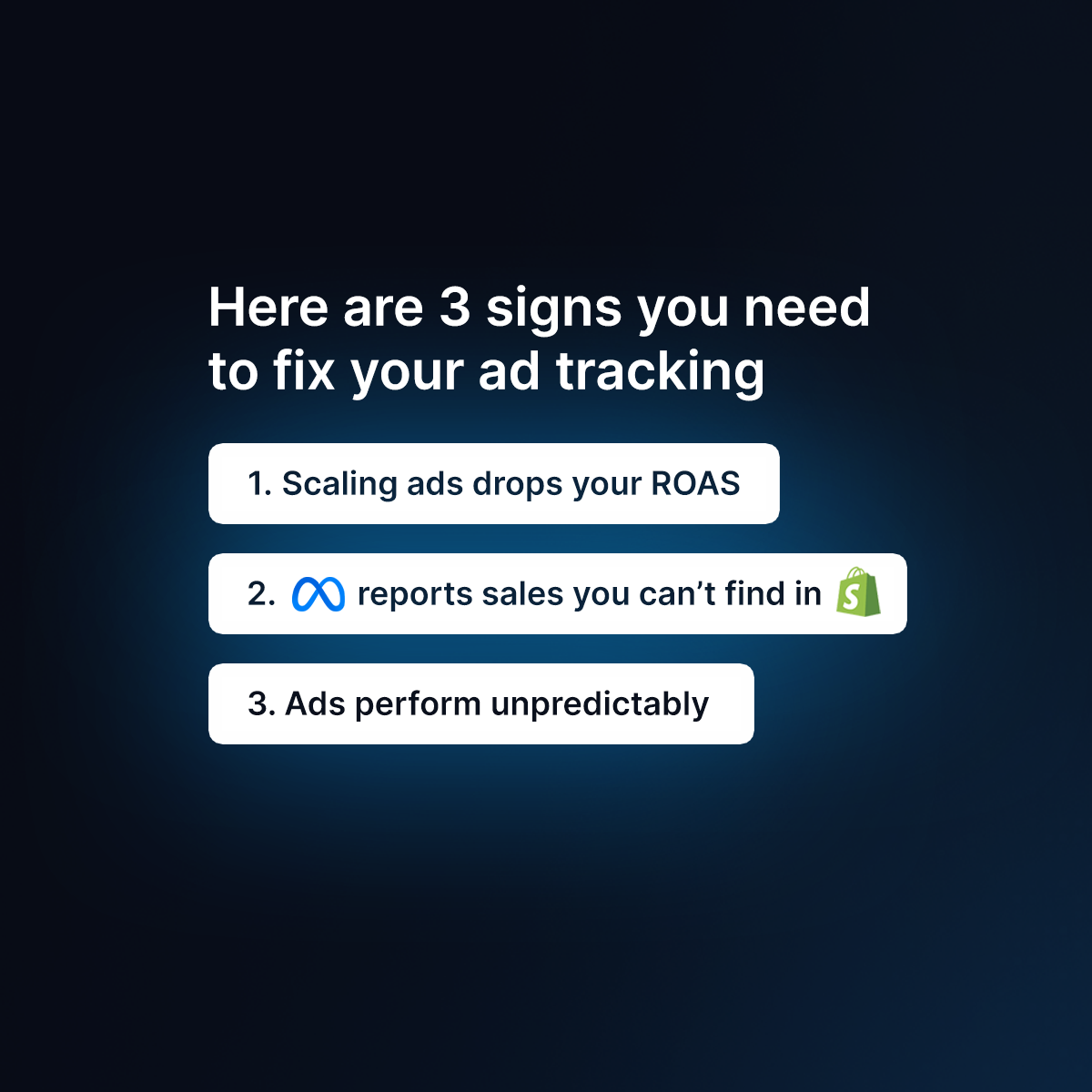 wetracked.io Facebook ad