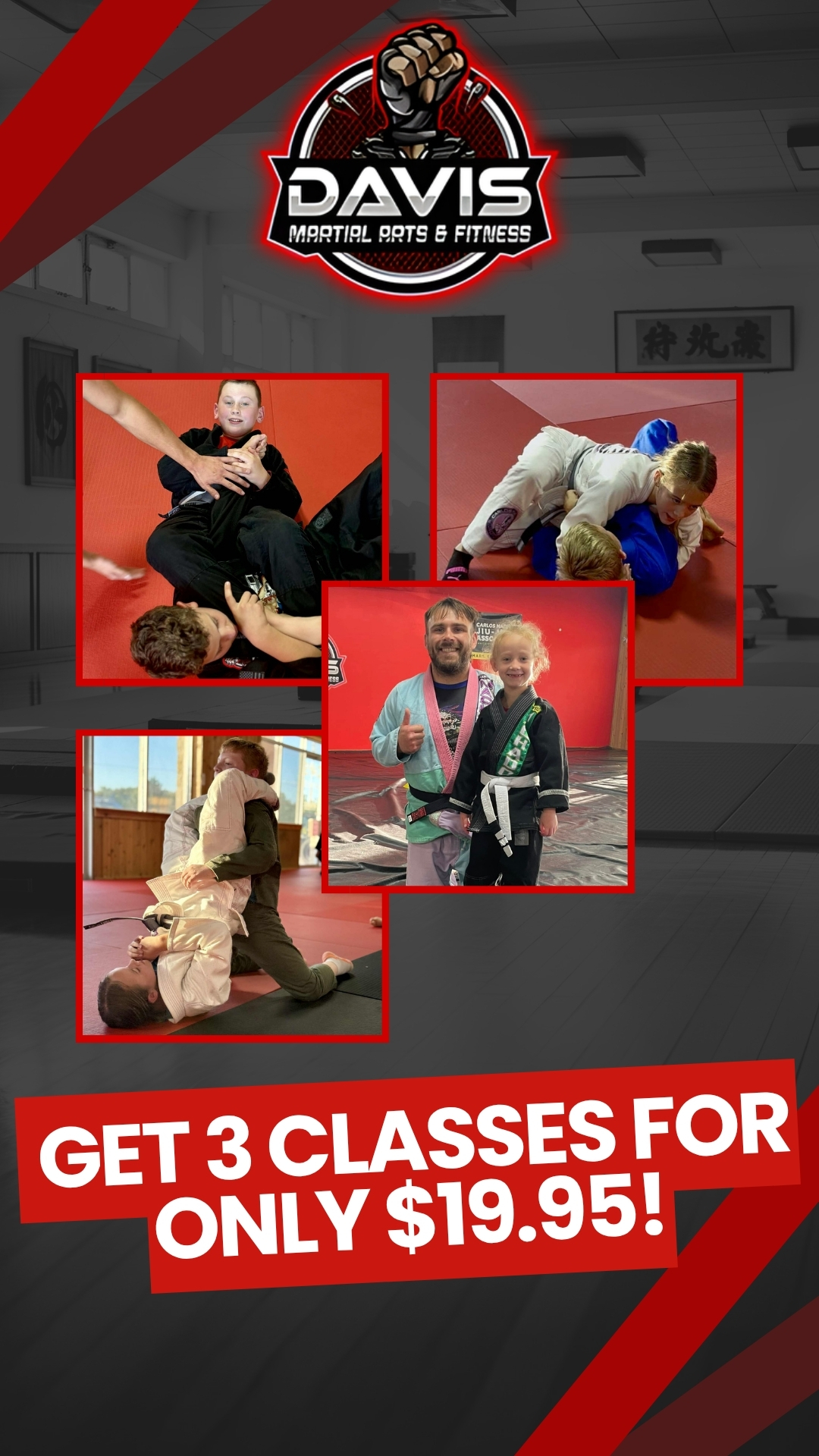 Davis Martial Arts & Fitness Facebook ad