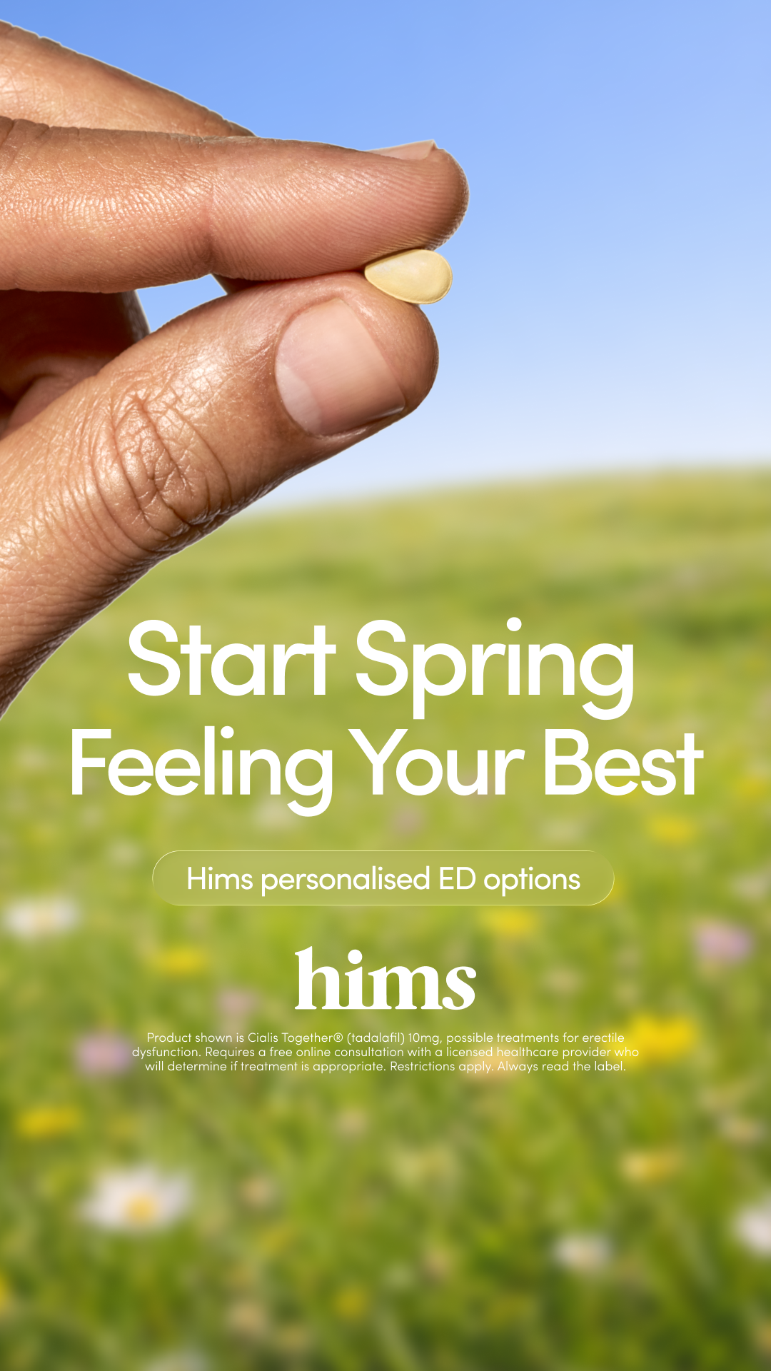 hims Facebook ad