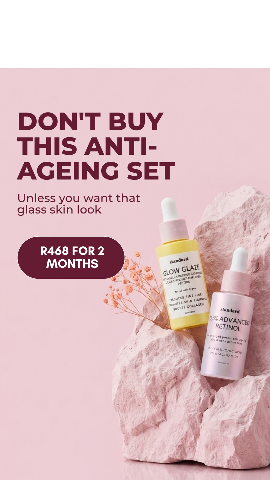 Standard. Beauty- affordable Skin Care Facebook ad