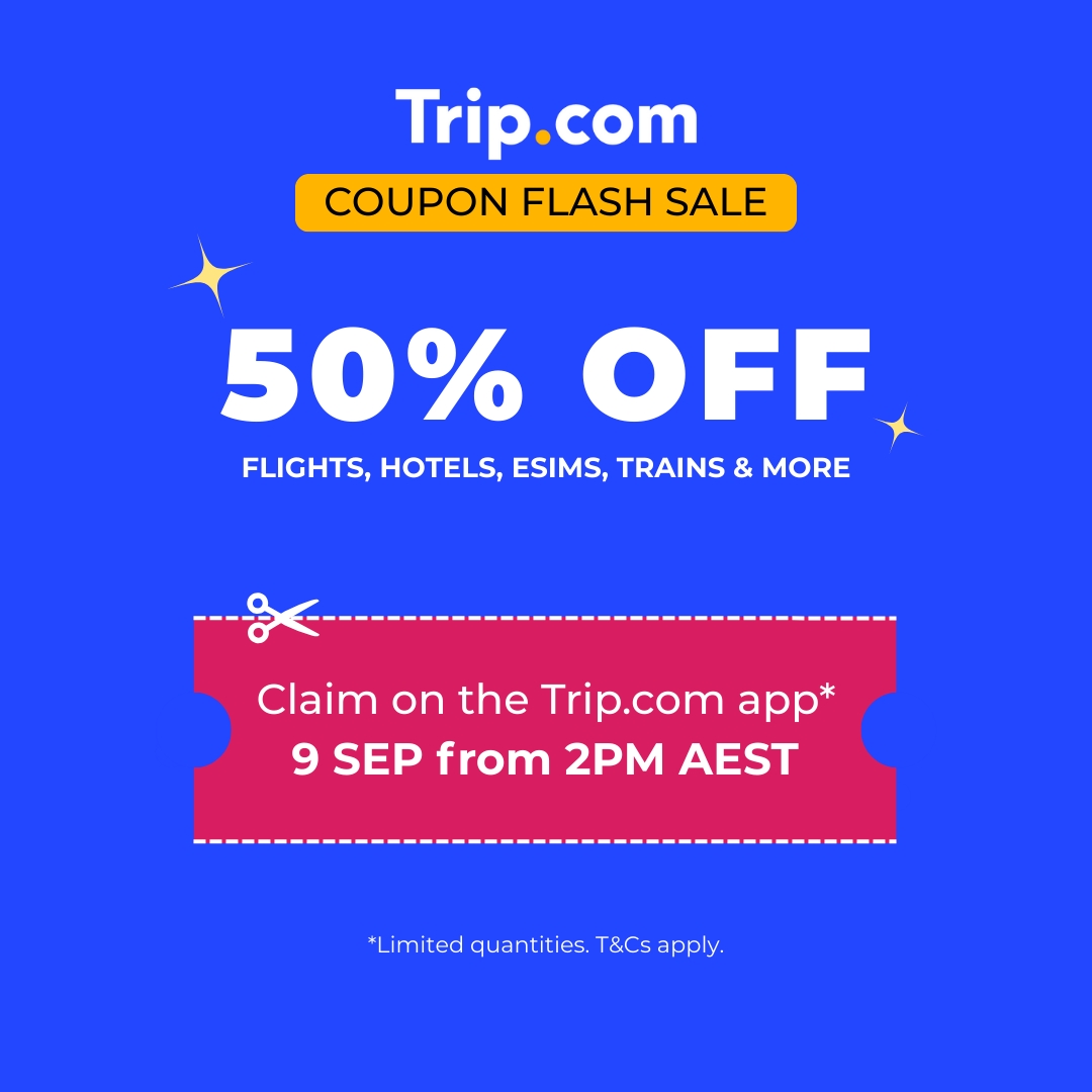 Trip.com Facebook ad