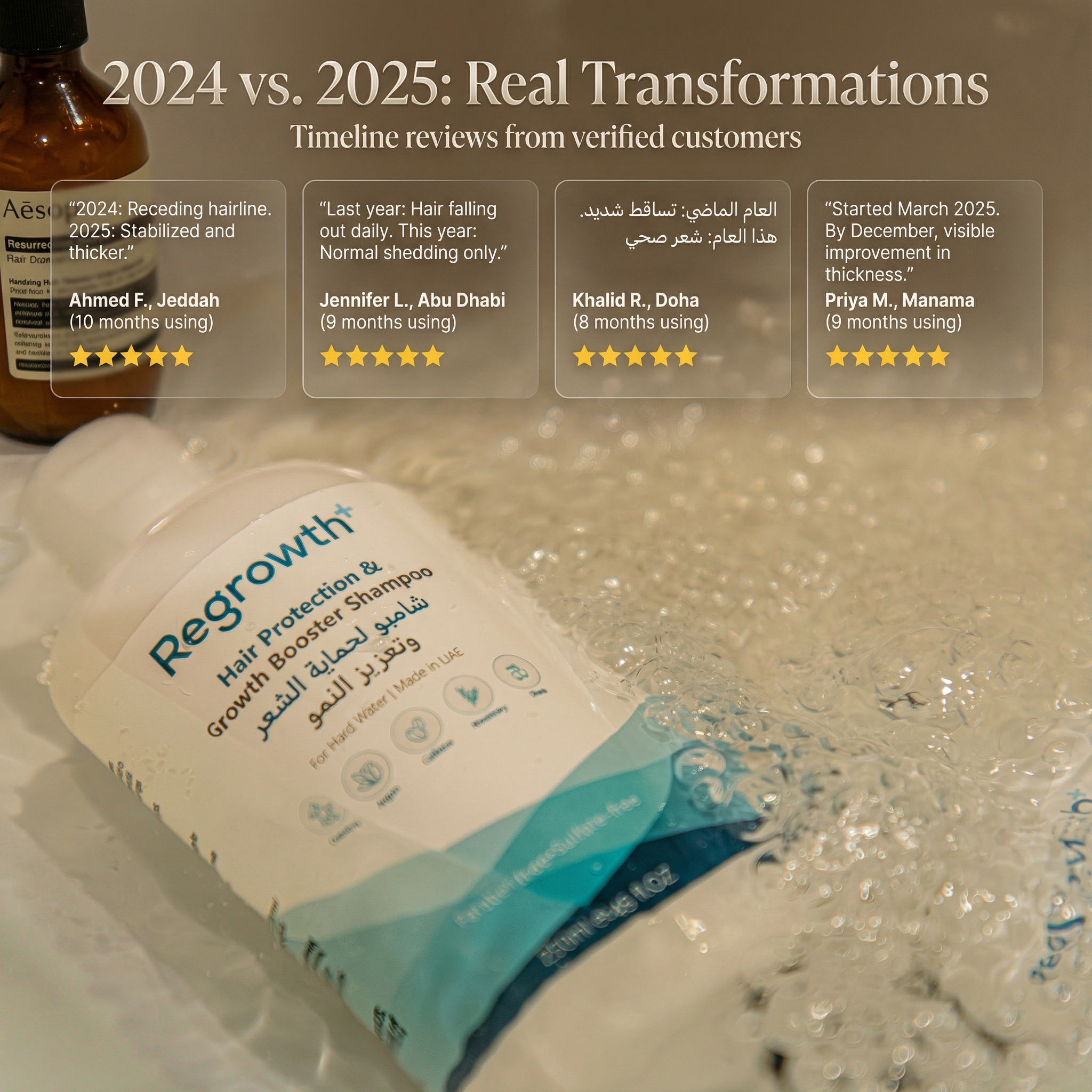 Regrowth+ Facebook ad