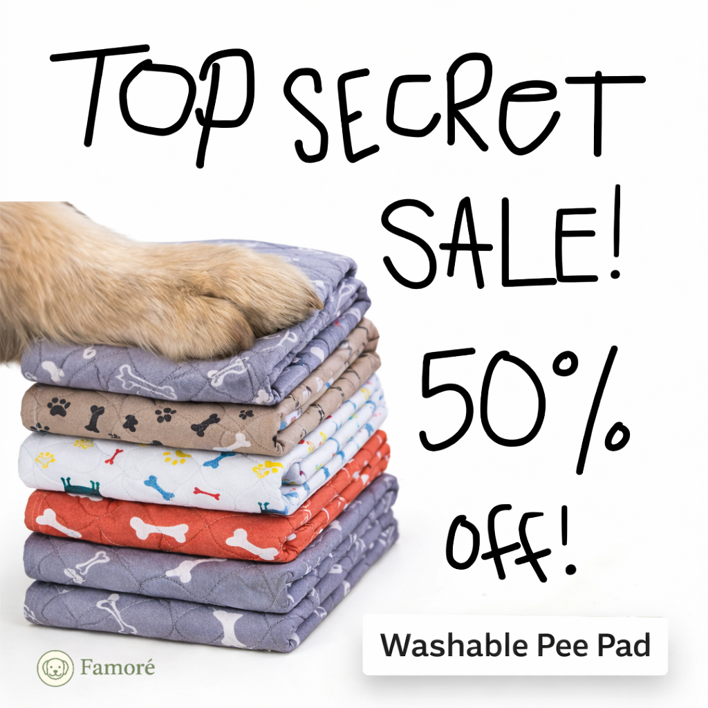 Famoré Pet Facebook ad: FREE PAD WITH EVERY BUNDLE