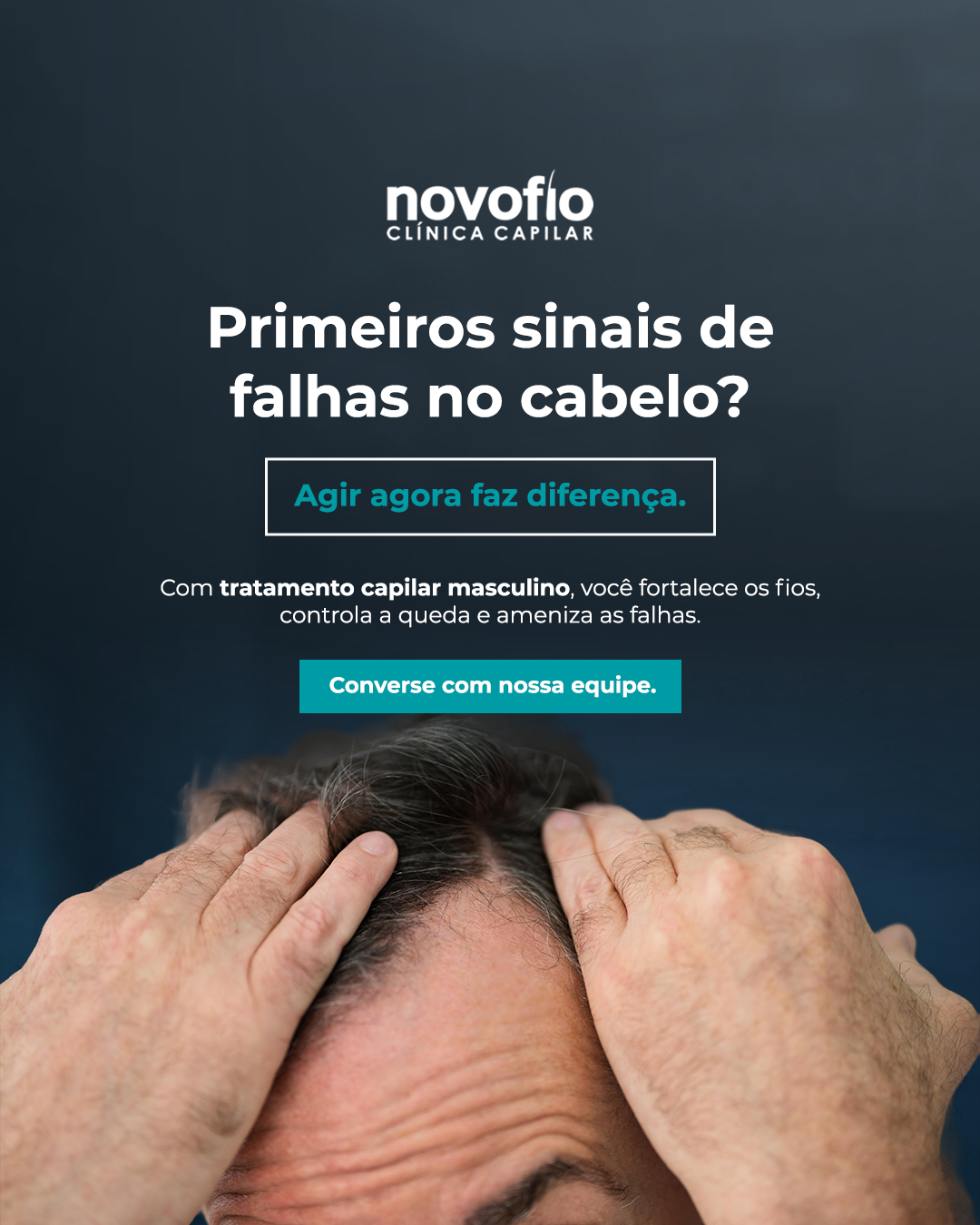 Novofio Araçatuba Clínica Capilar Facebook ad