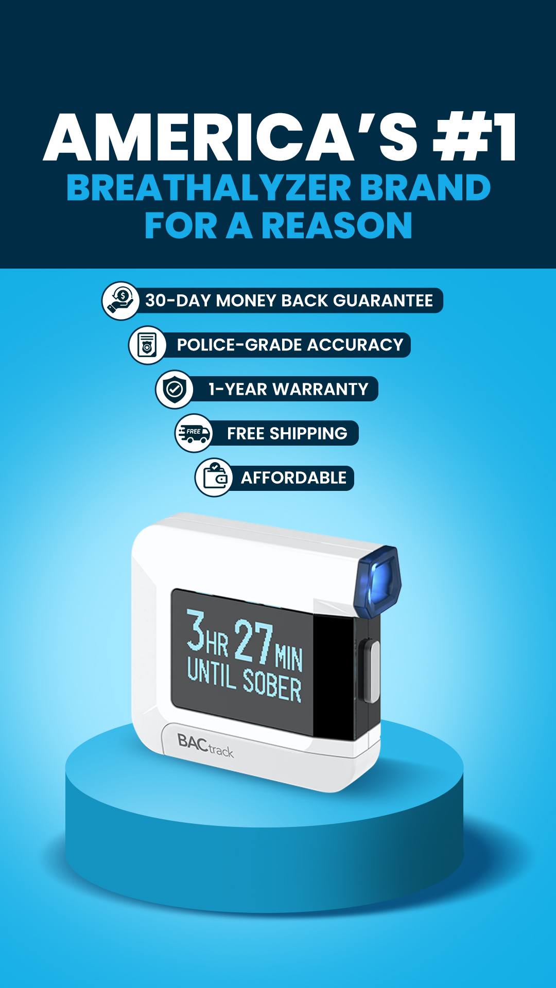 BACtrack Facebook ad