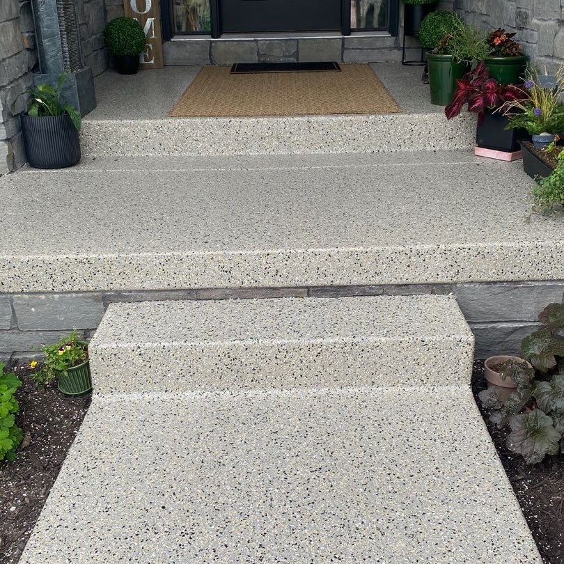 Midwest Concrete Coatings Facebook ad: Ready to upgrade your concrete this Spring?
