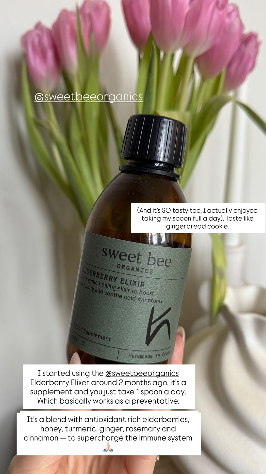 Sweet Bee Organics Facebook ad