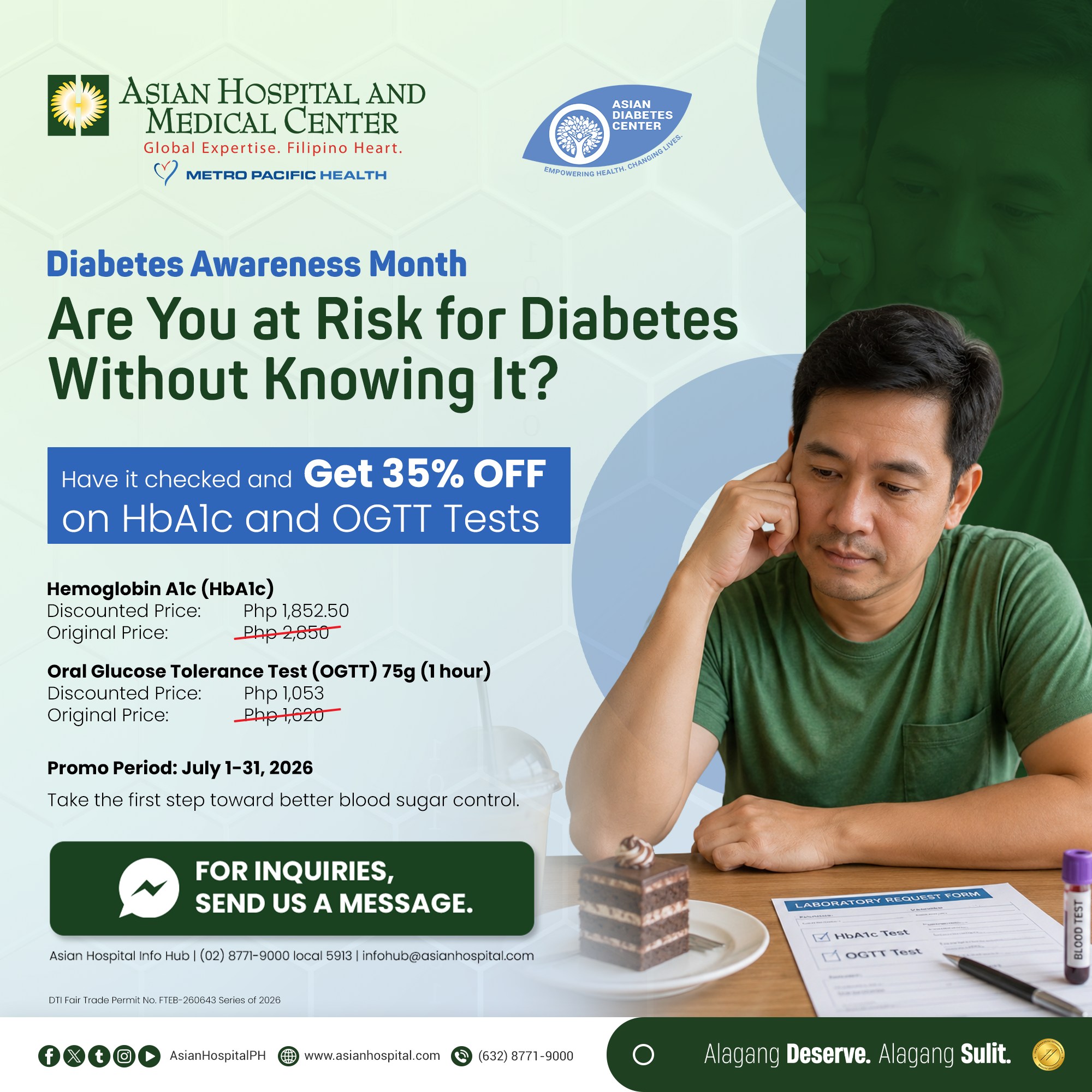 Asian Hospital and Medical Center Facebook ad