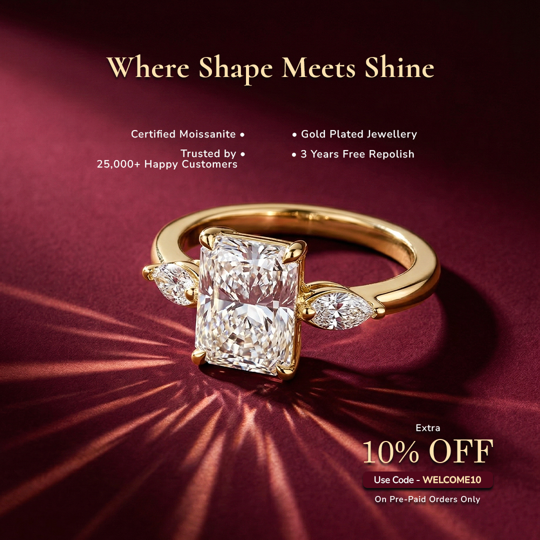 Caratbazaar.in Facebook ad: Get 10% OFF & 99 Extra Today