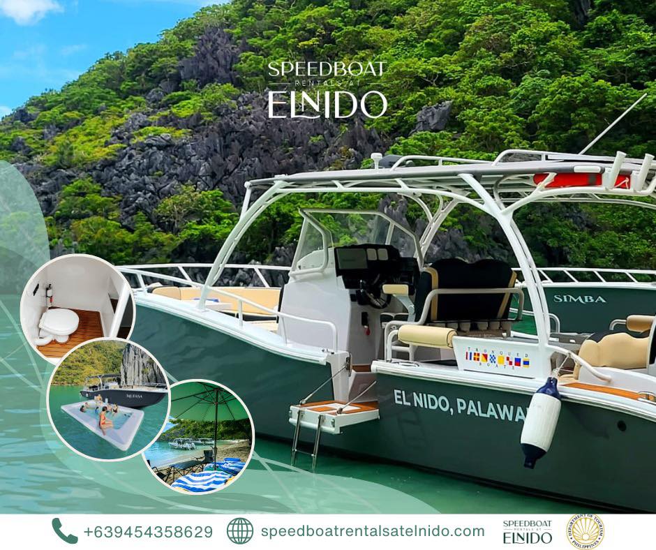 Speedboat Rentals at El Nido Facebook ad: El Nido Island hopping with Premium Speedboats