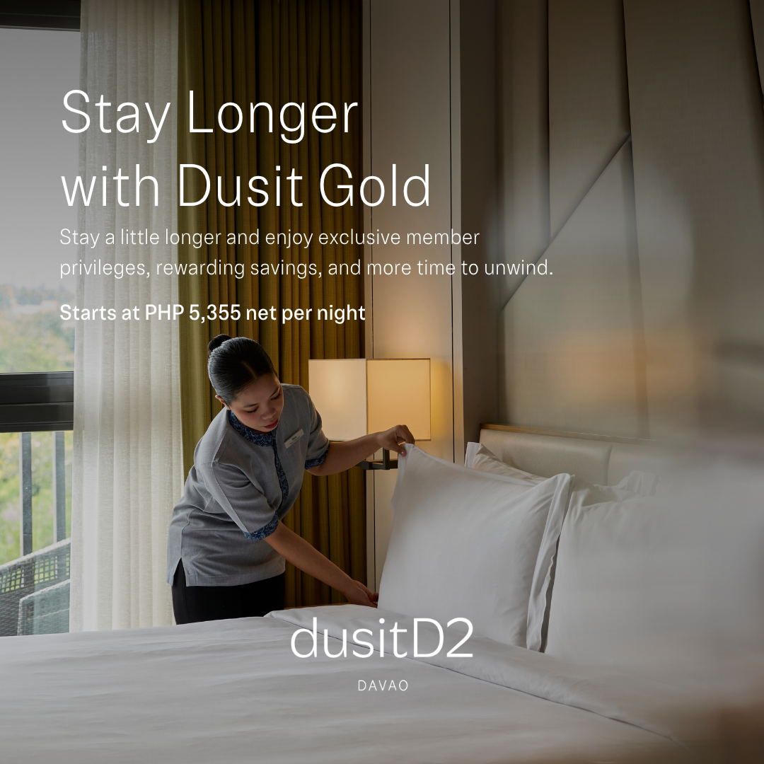 dusitD2 Davao Facebook ad: Make yourself at home for longer