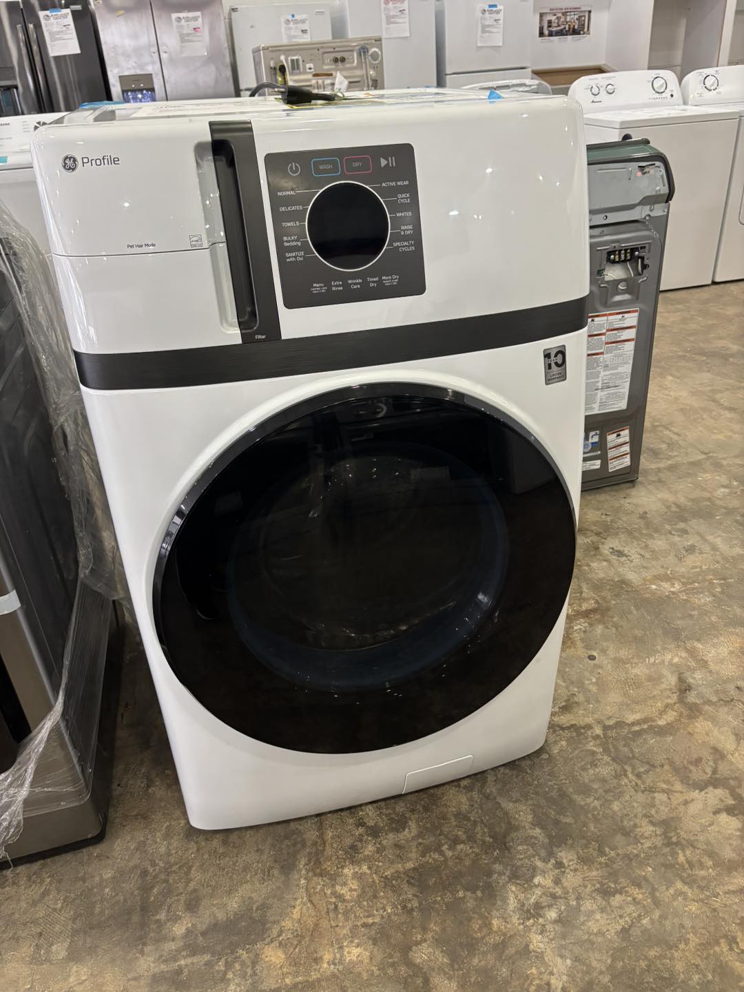 Appliance Center of Forest City Facebook ad: GE Profile All in One Washer/Dryer Combo