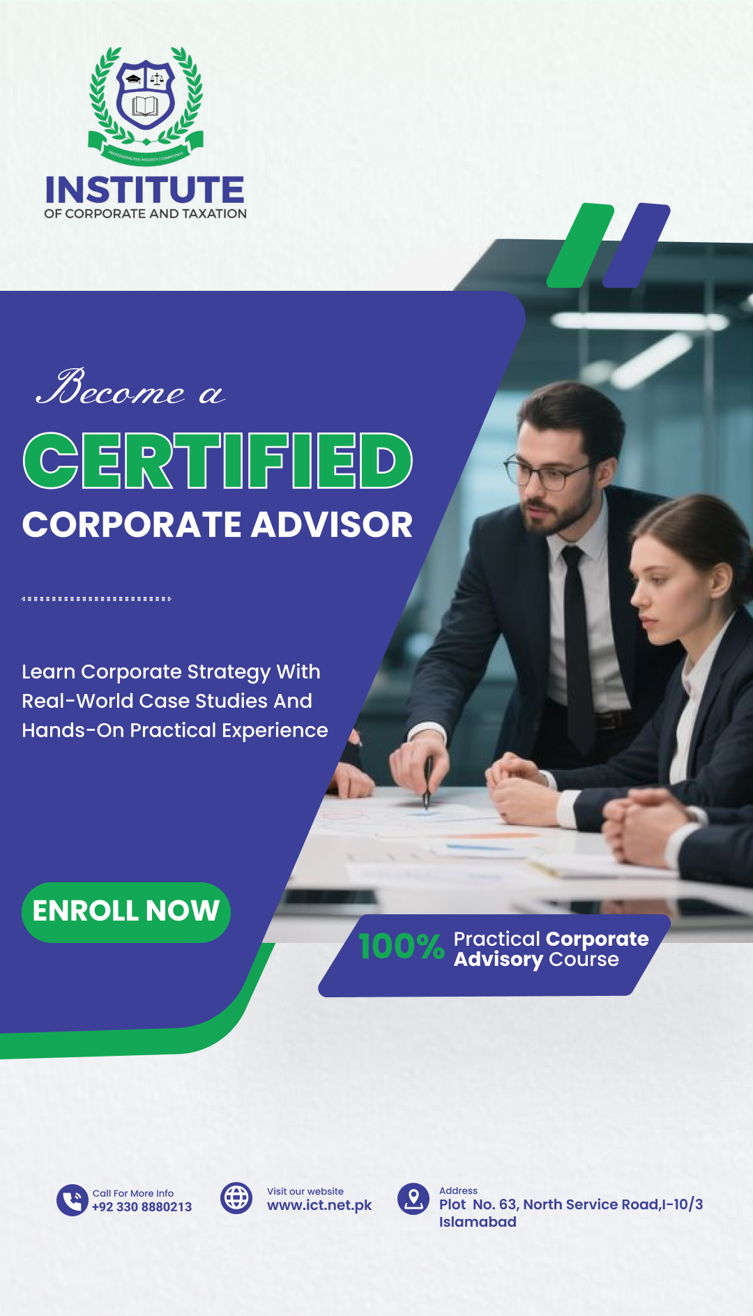 Institute of Corporate and Taxation of Pakistan Facebook ad