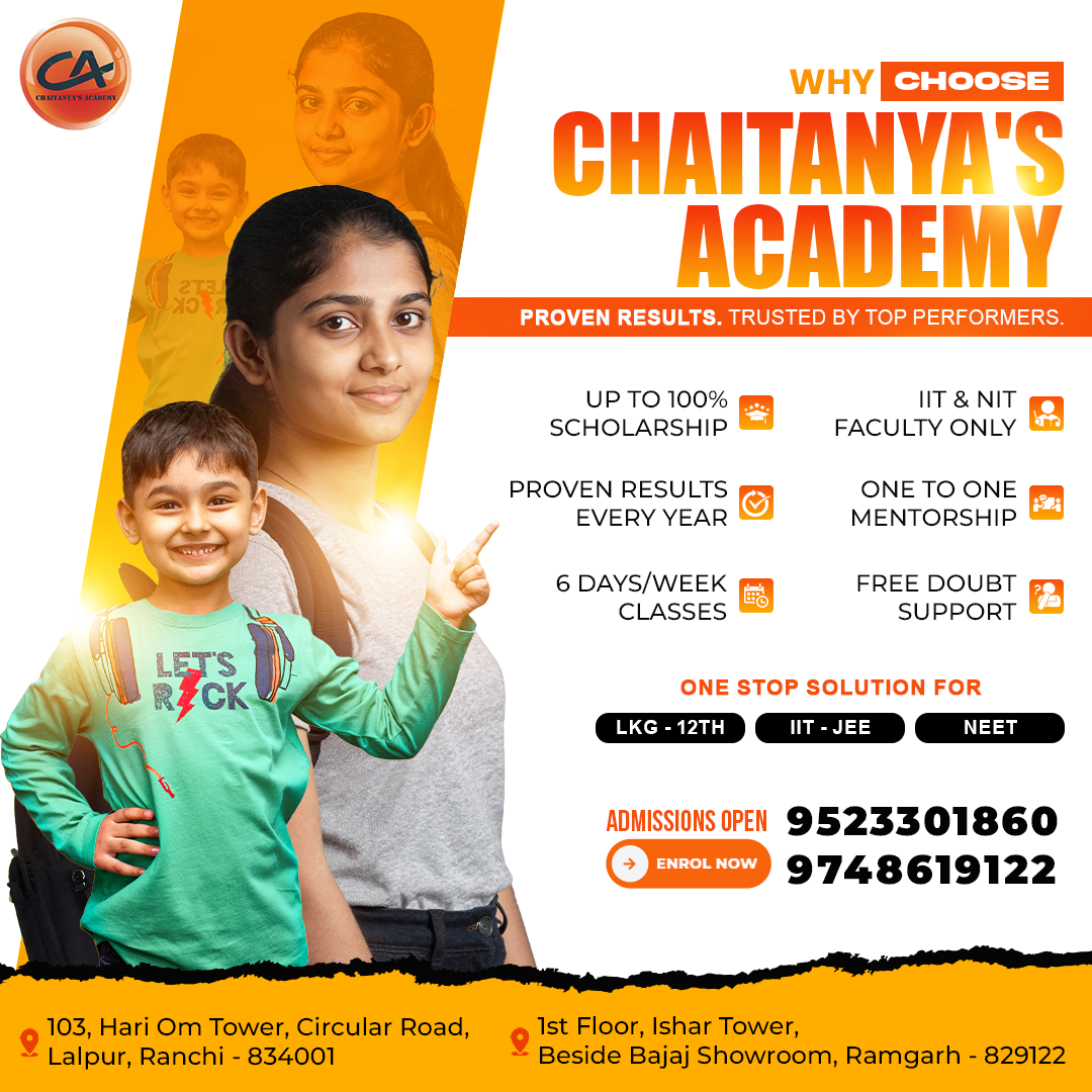 Chaitanya's Academy Facebook ad