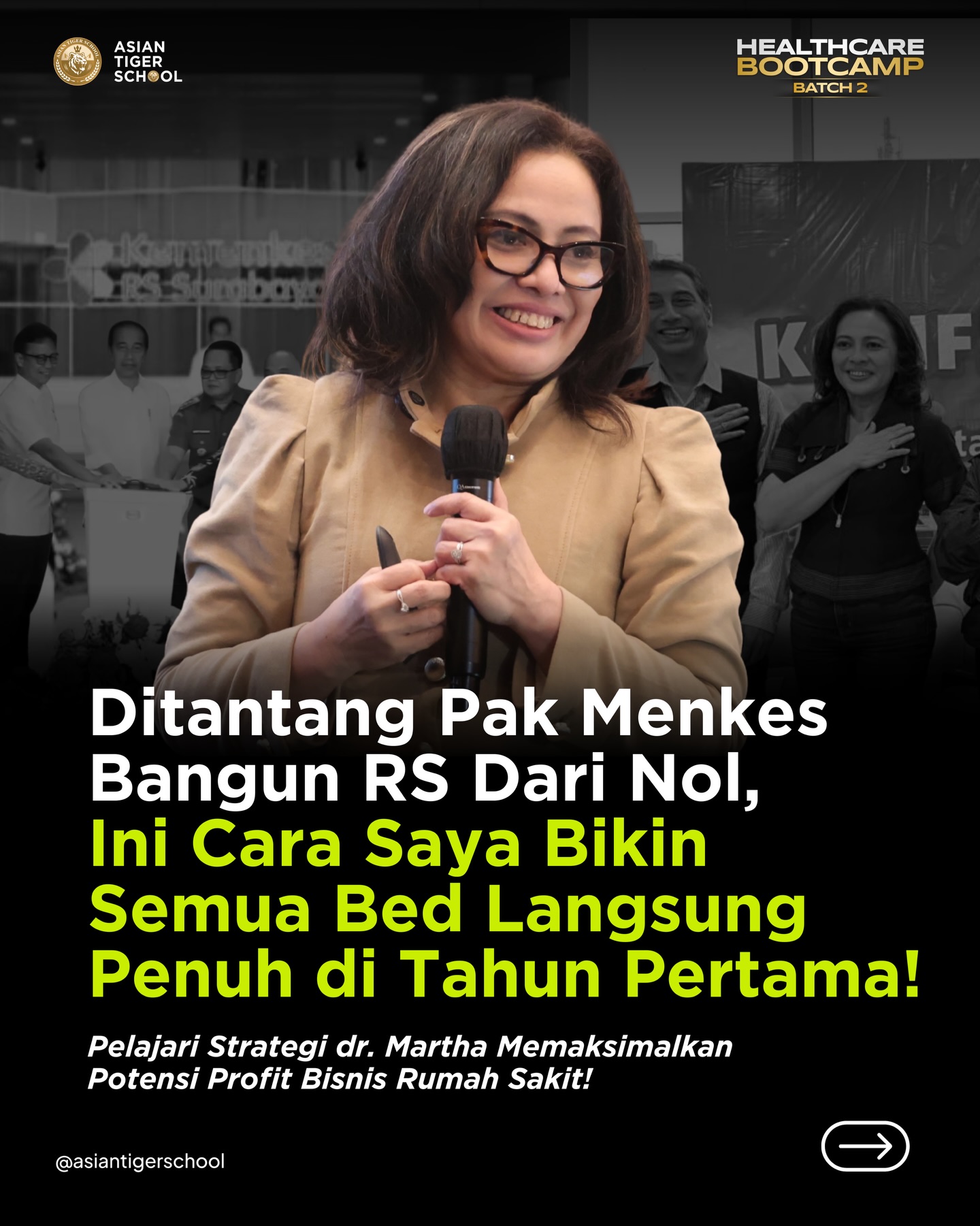 Asian Tiger School Facebook ad: Dari mengelola RS swasta multinasional hingga dipercaya…