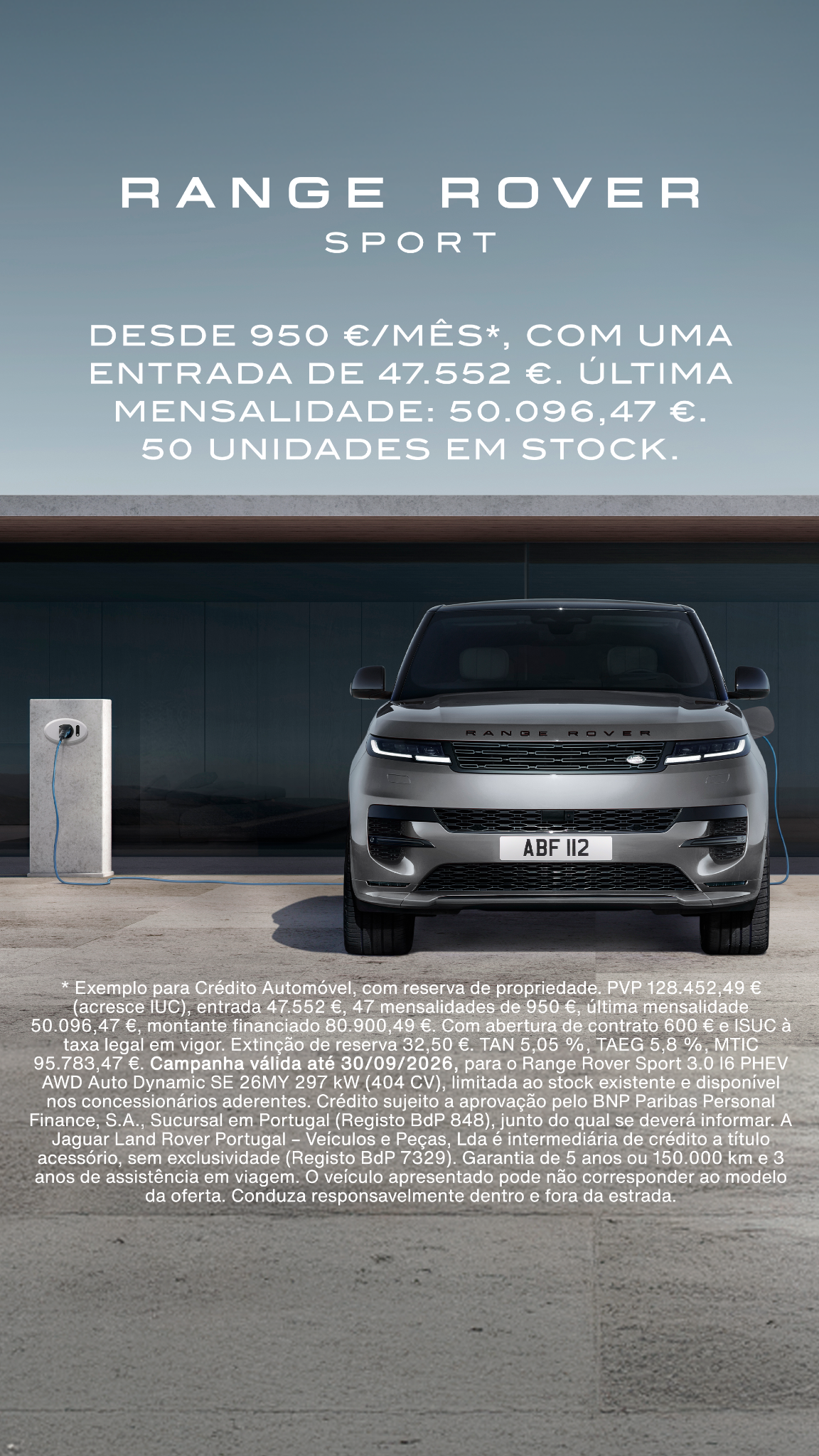 Range Rover Facebook ad