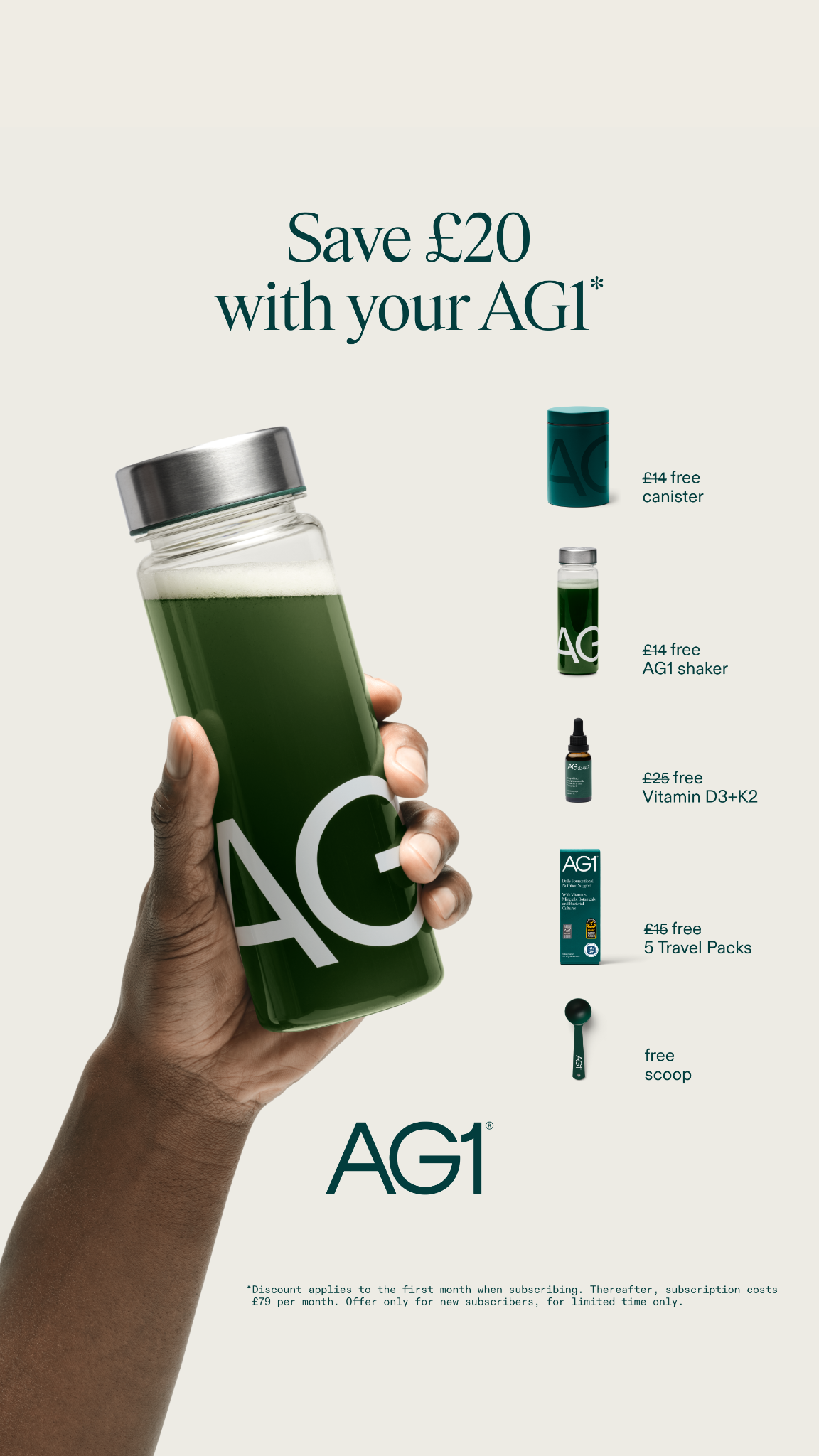 AG1 by Athletic Greens Facebook ad