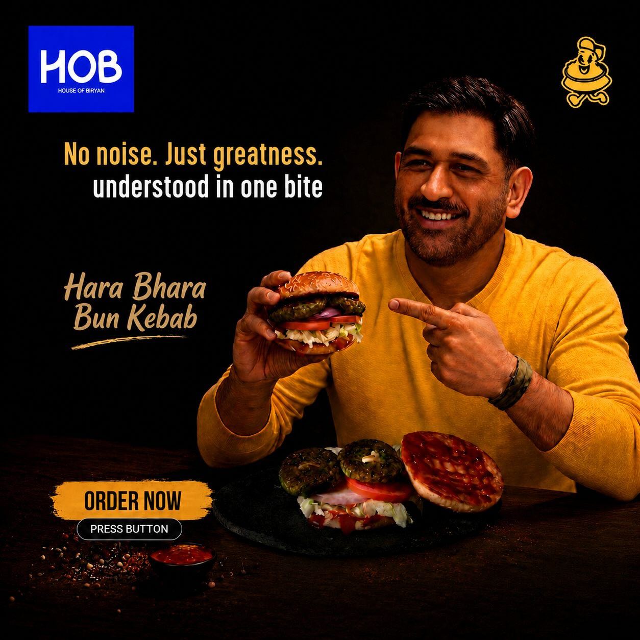 House of Biryan Facebook ad: Party scenes HOB cravings