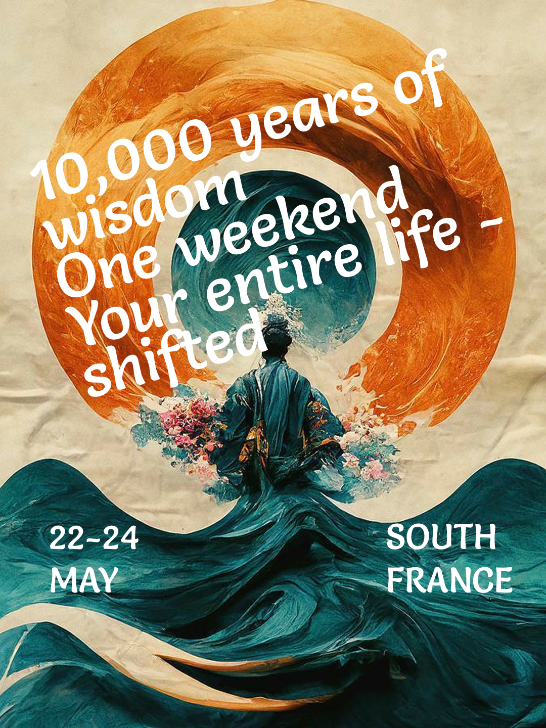 Sacred Retreat Facebook ad: Awaken your consciousness!