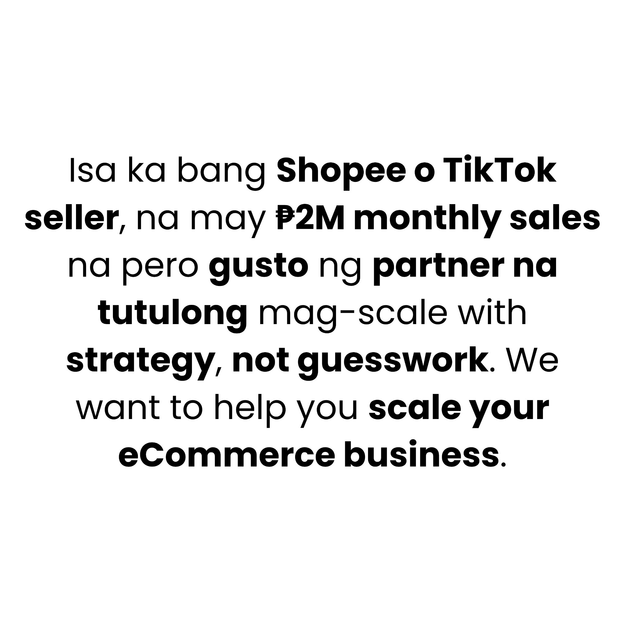 ECOM Accelerator Facebook ad