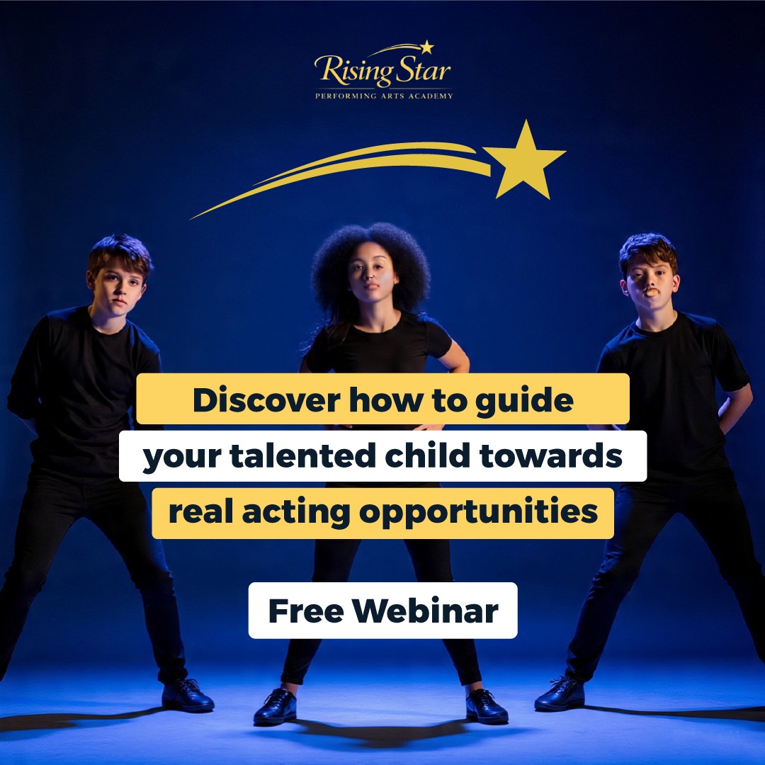 Rising Star Performing Arts Academy Facebook ad: Guide Your Child Toward Acting Opportunities
