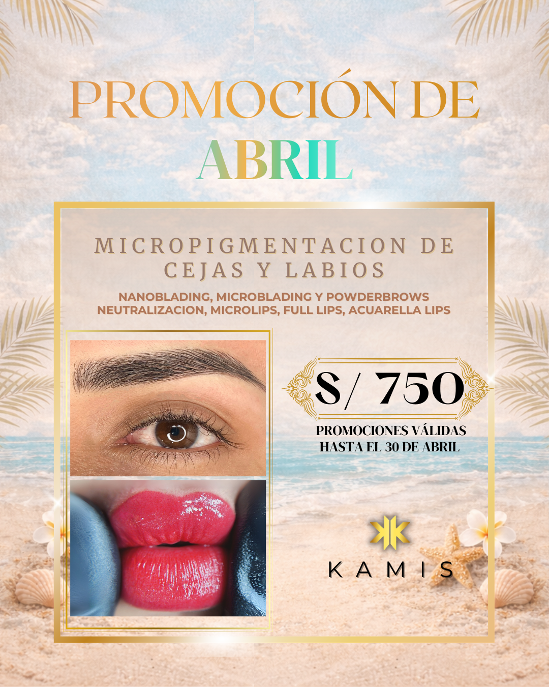 Kamis Beauty Studio Facebook ad: MUJER, ESTO ES PARA TI…