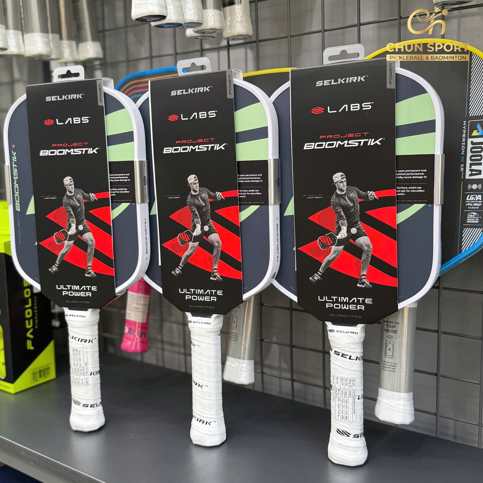 Chun Sport - Pickleball & Badmiton Facebook ad: BỘ 3 BOOMSTIK ĐÃ LÊN KỆ TẠI CHUN
