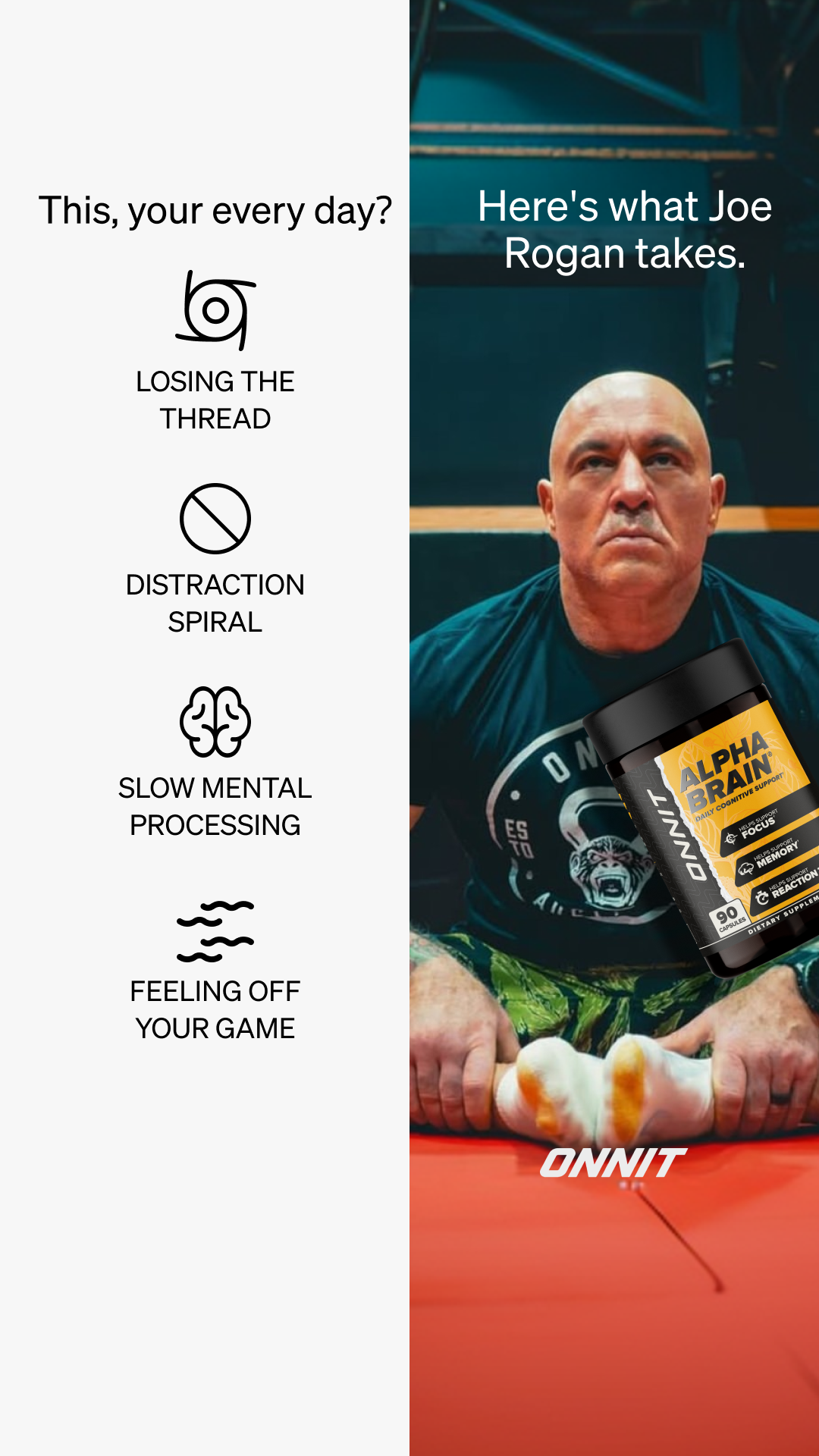 Onnit Facebook ad