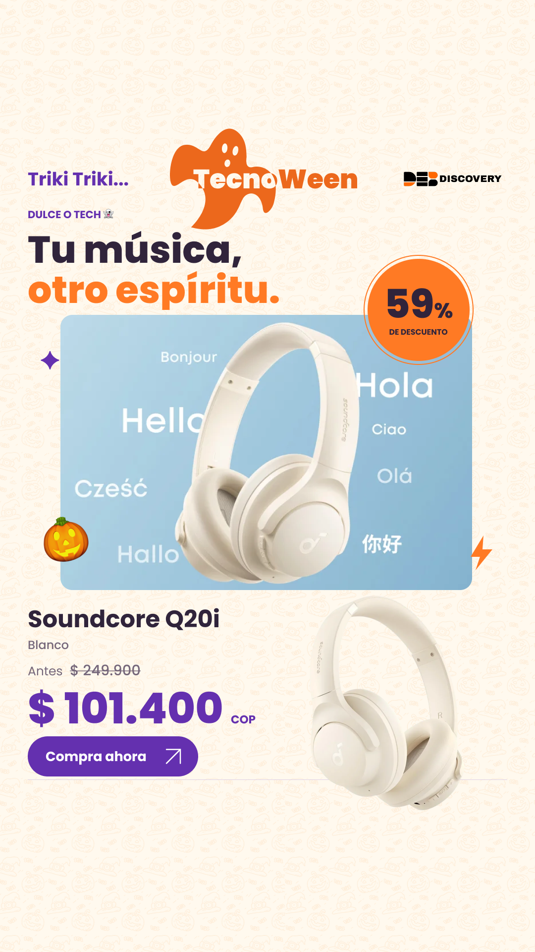 discovery.eb Facebook ad: ¡Últimas unidades!