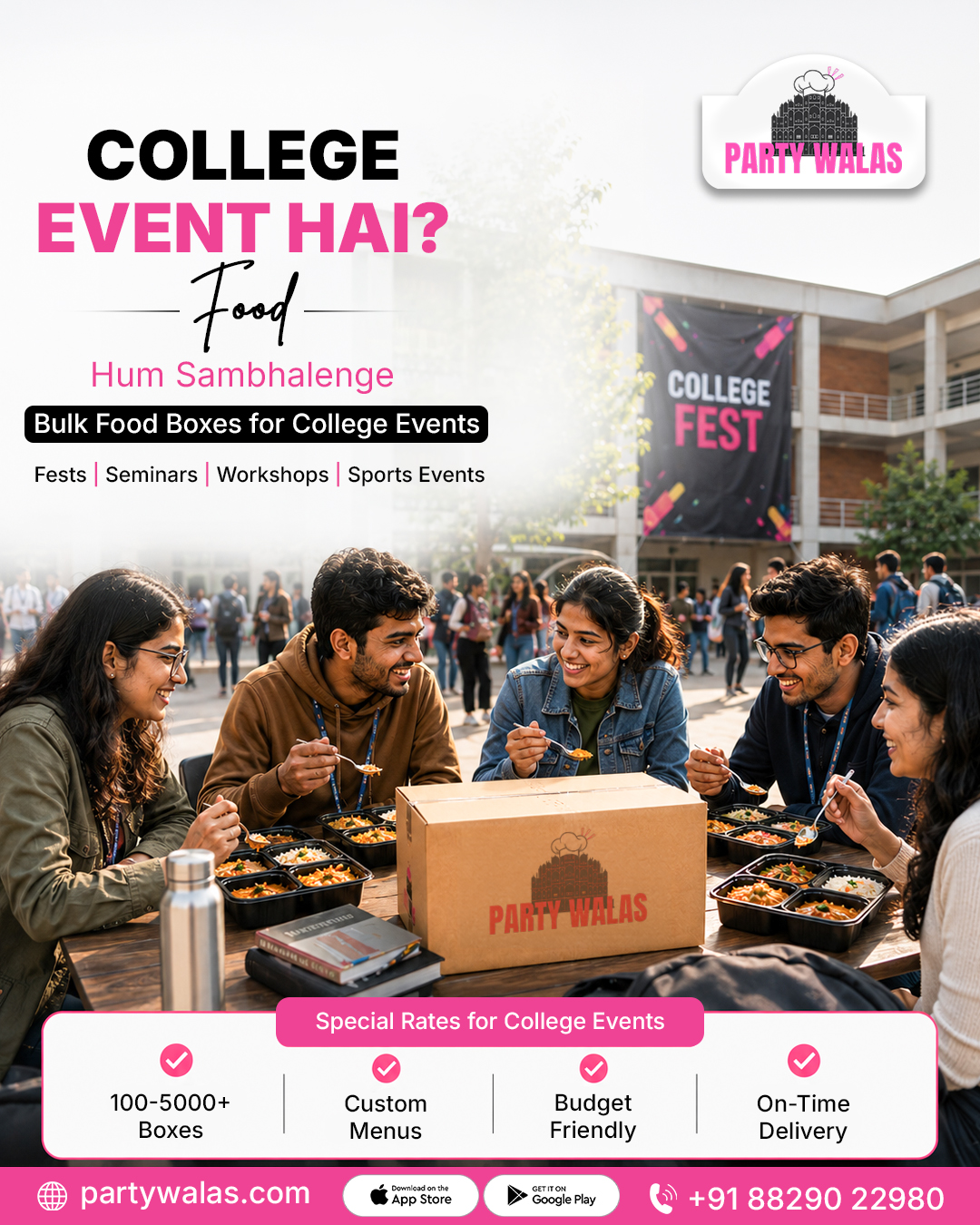PartyWalas Facebook ad