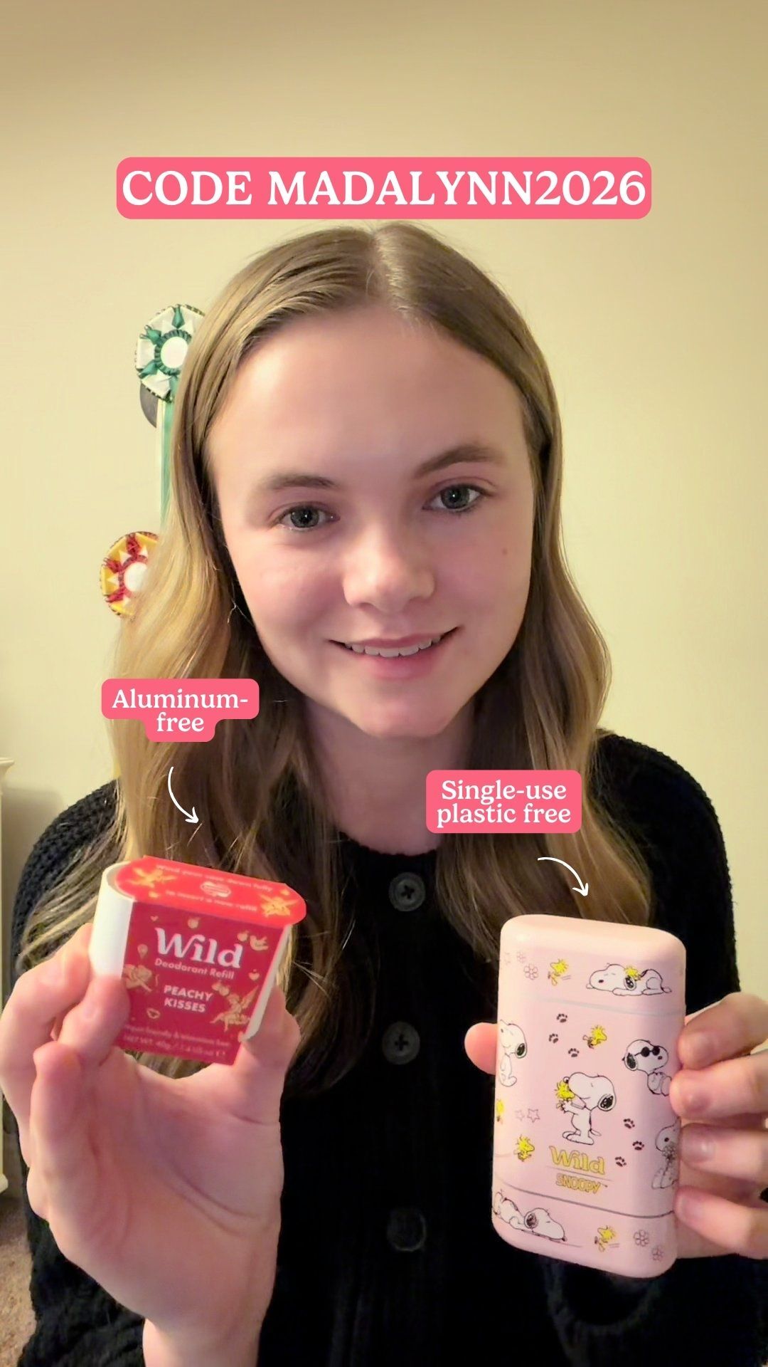 Wild Facebook ad: Get 20% off all Wild products with code MADALYNN2026