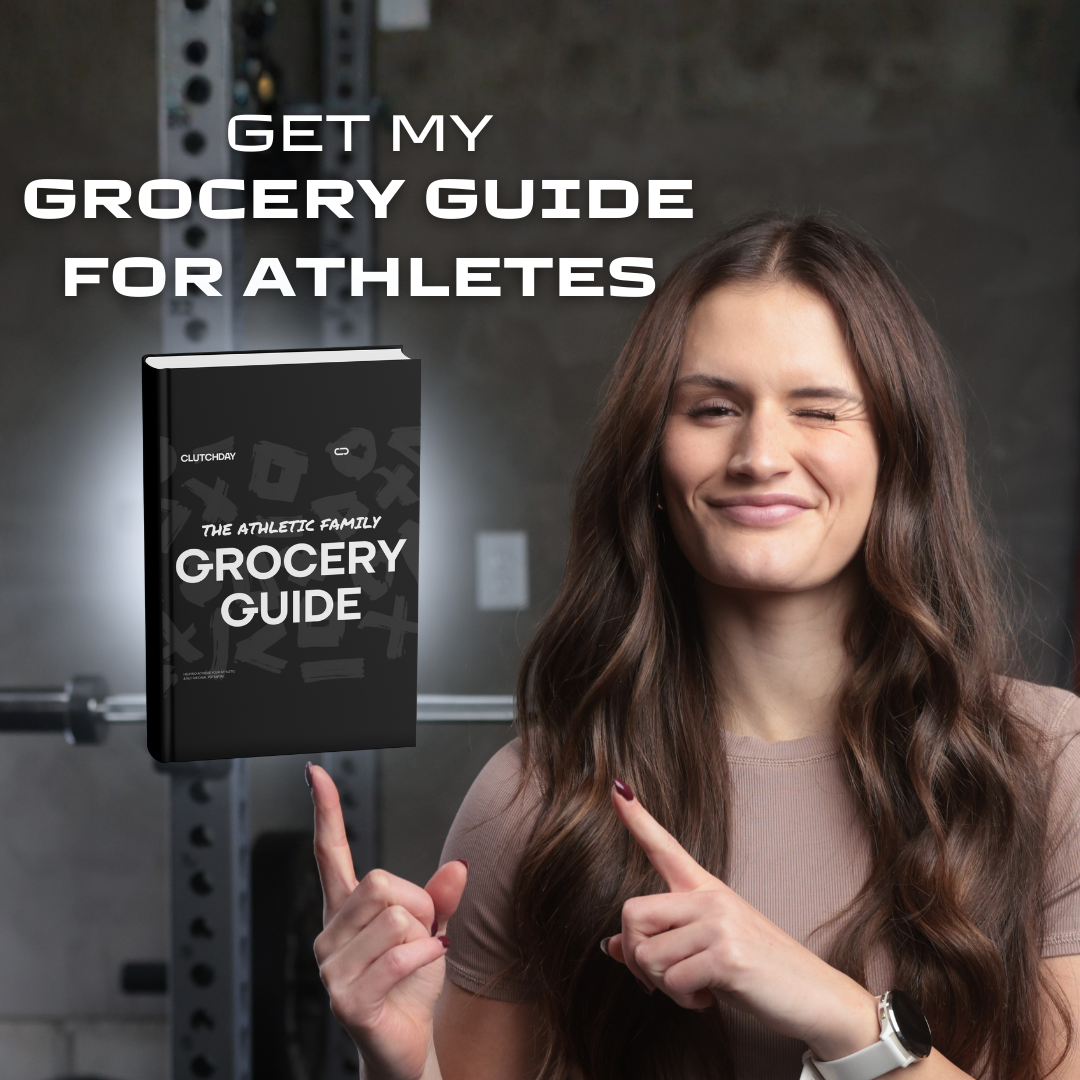 Kelsey Poulter Facebook ad: The Athletic Family Grocery Guide