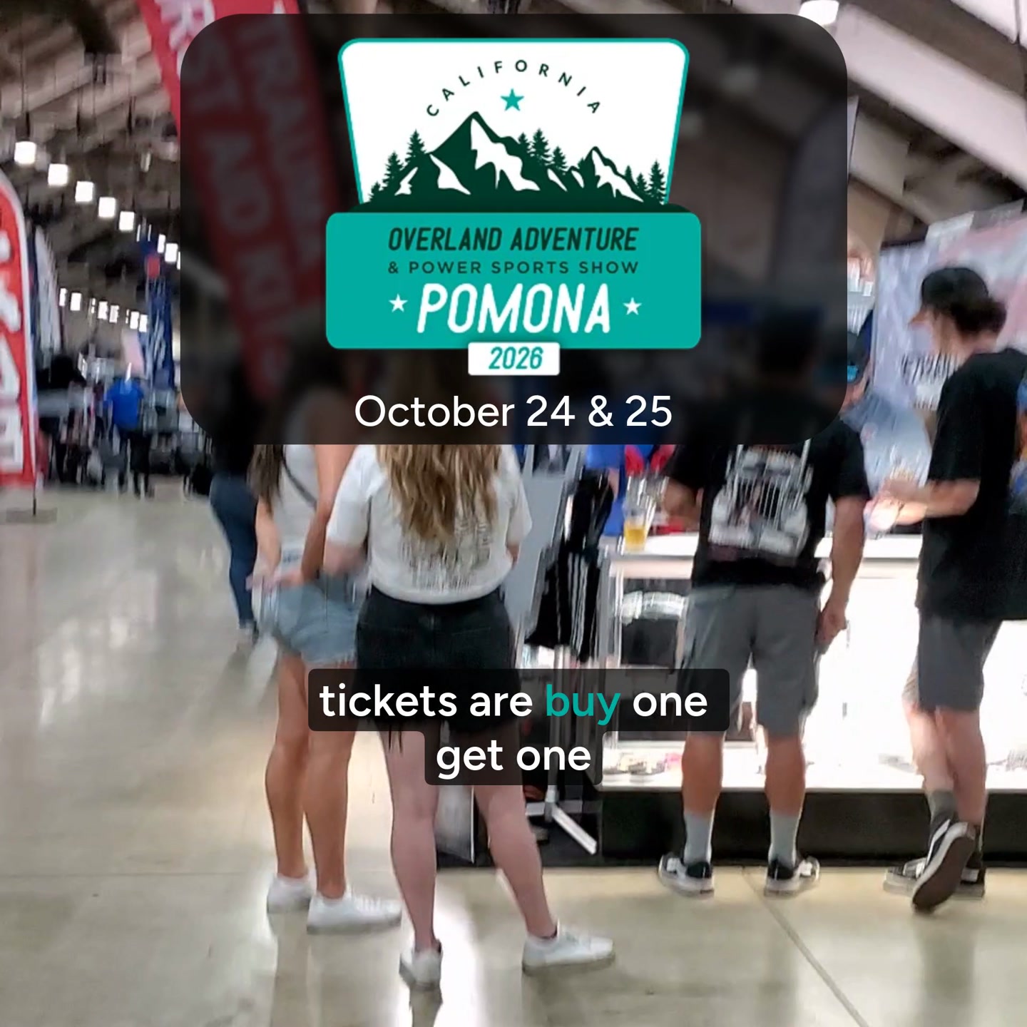 California Overland Adventure and Power Sports Show Facebook ad: Power Sports & Overland Expo